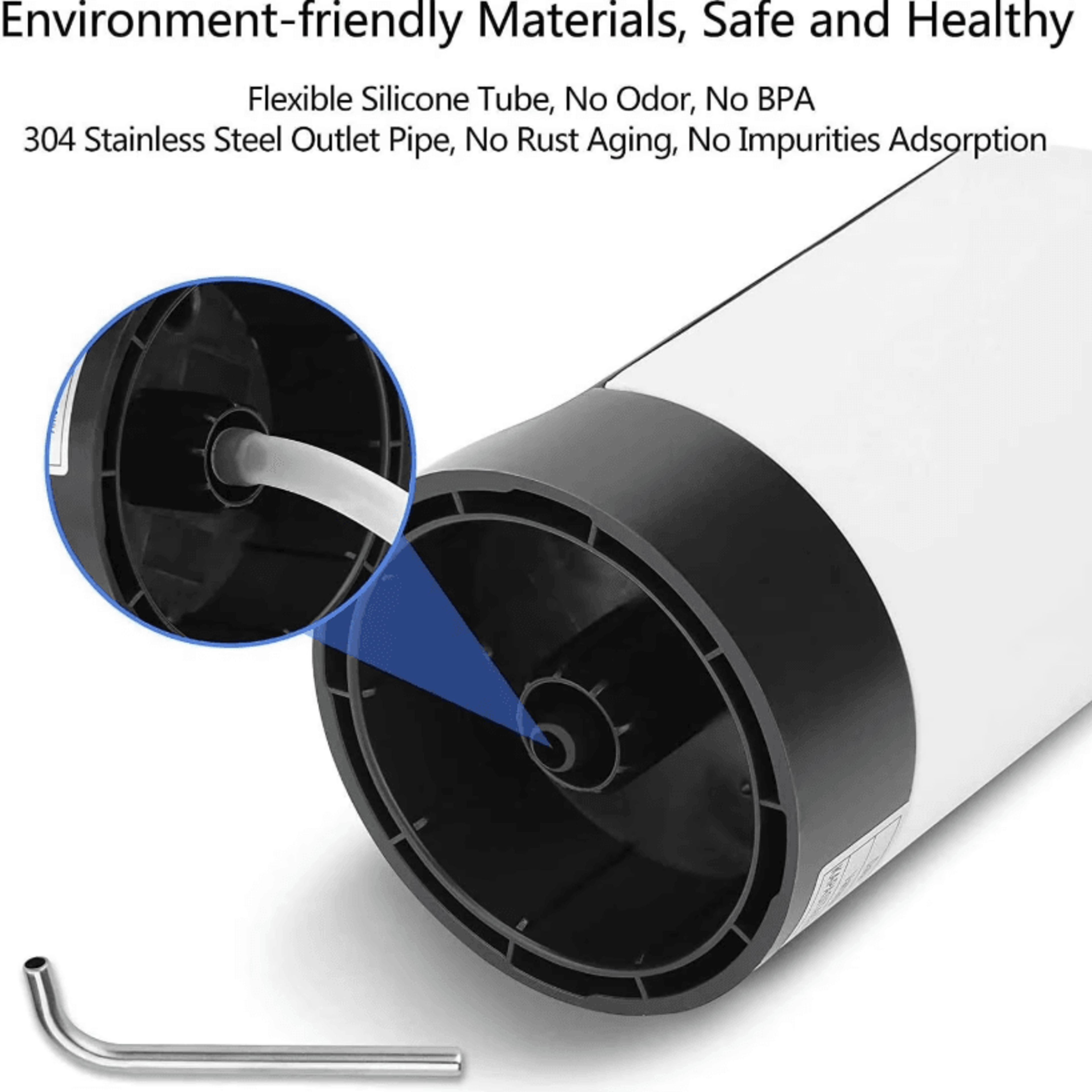 USB Rechargeable Water Bottle Pump  Automatic OneTouch Drinking Dispenser For Home  Office 3