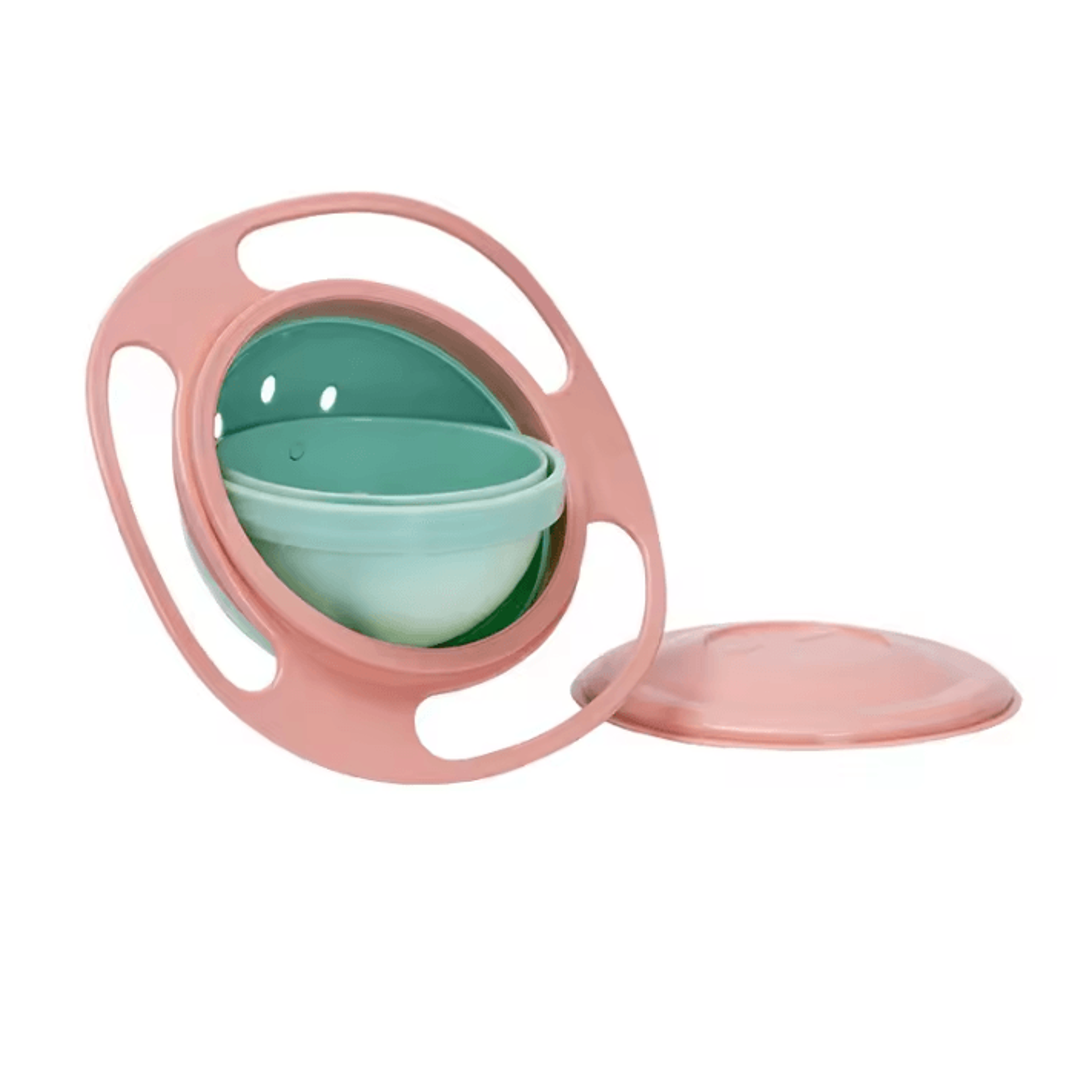 360 Rotating Spill Proof Gyro Bowl For Kids Anti Spill Baby Feeding Bowl 6