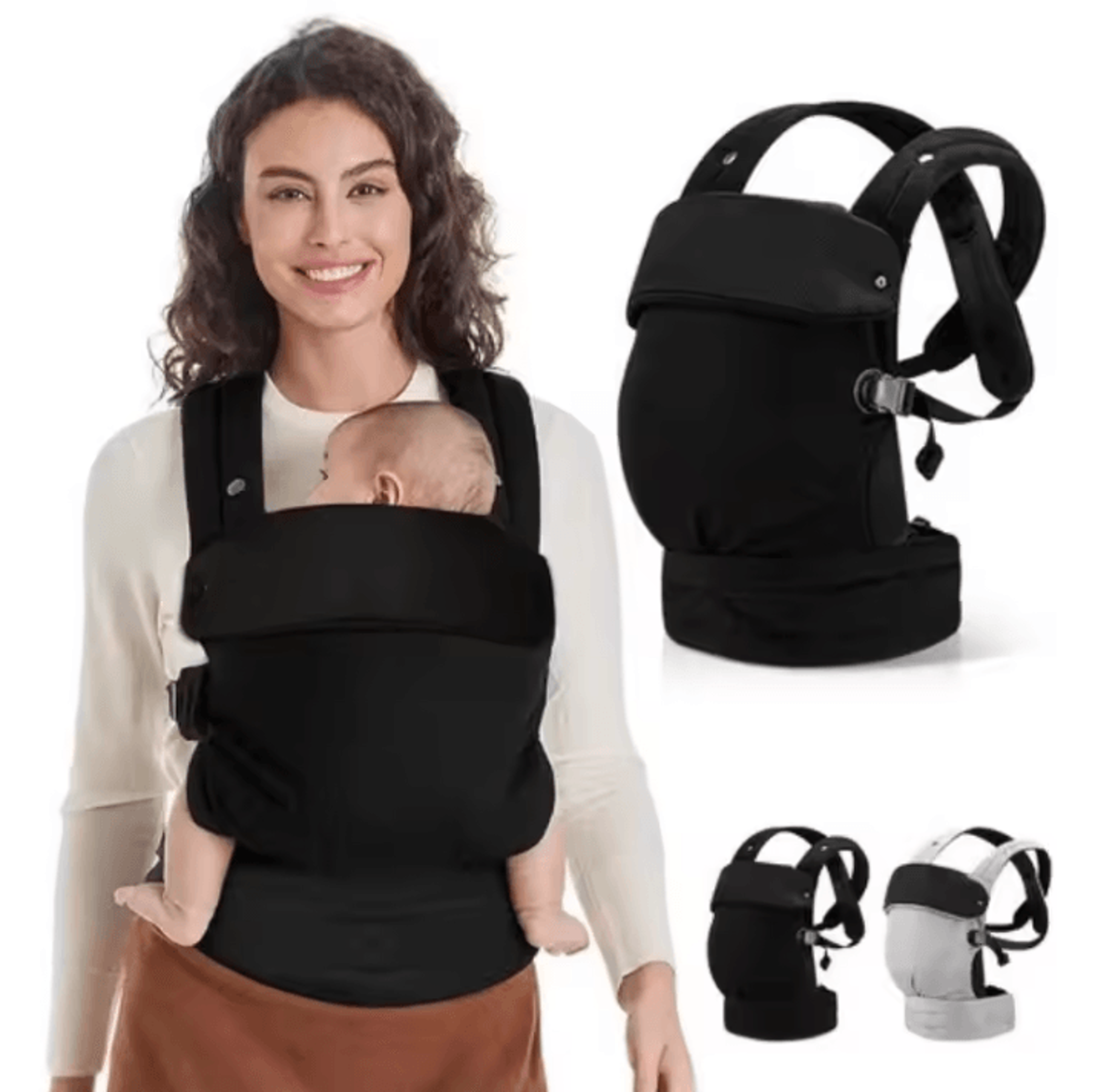 Portable Baby Hip Seat Carrier With Adjustable Shoulder Sling 0