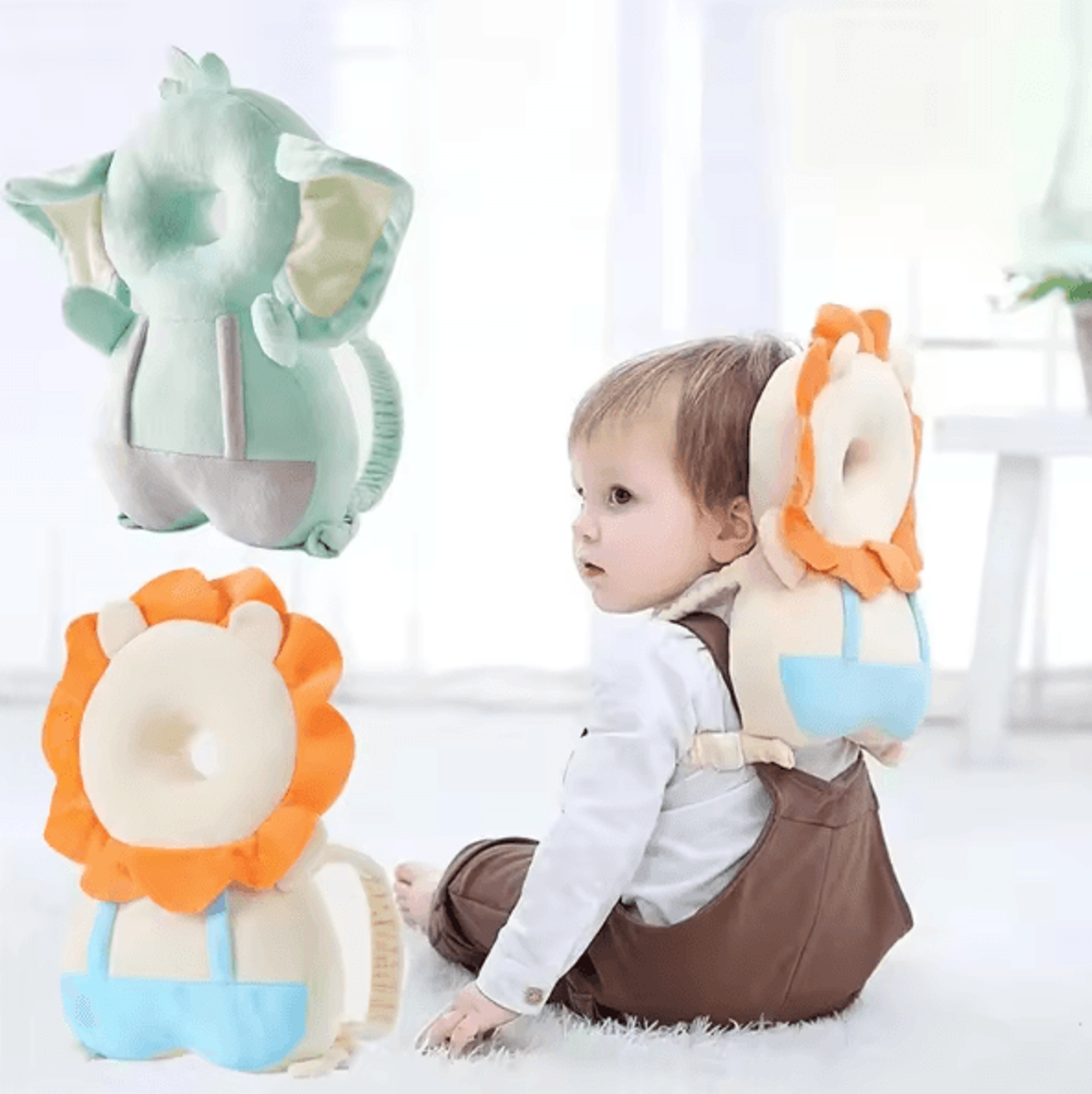 Baby Head Protector Backpack Cushion For Safe Crawling  Walking 0