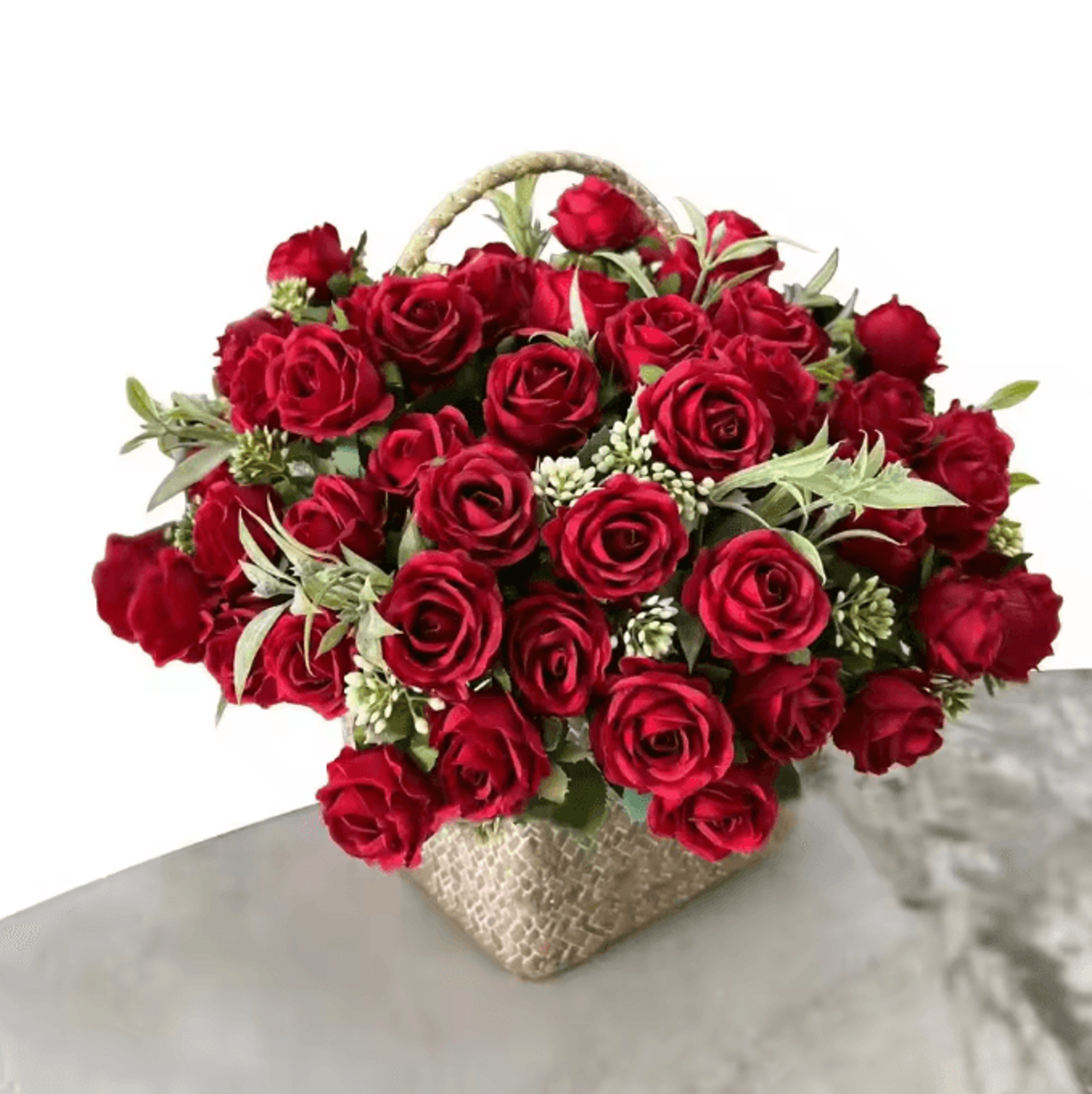 10Head Artificial Rose Bouquet  Realistic Silk Flowers For Elegant Home  Wedding Decor 0
