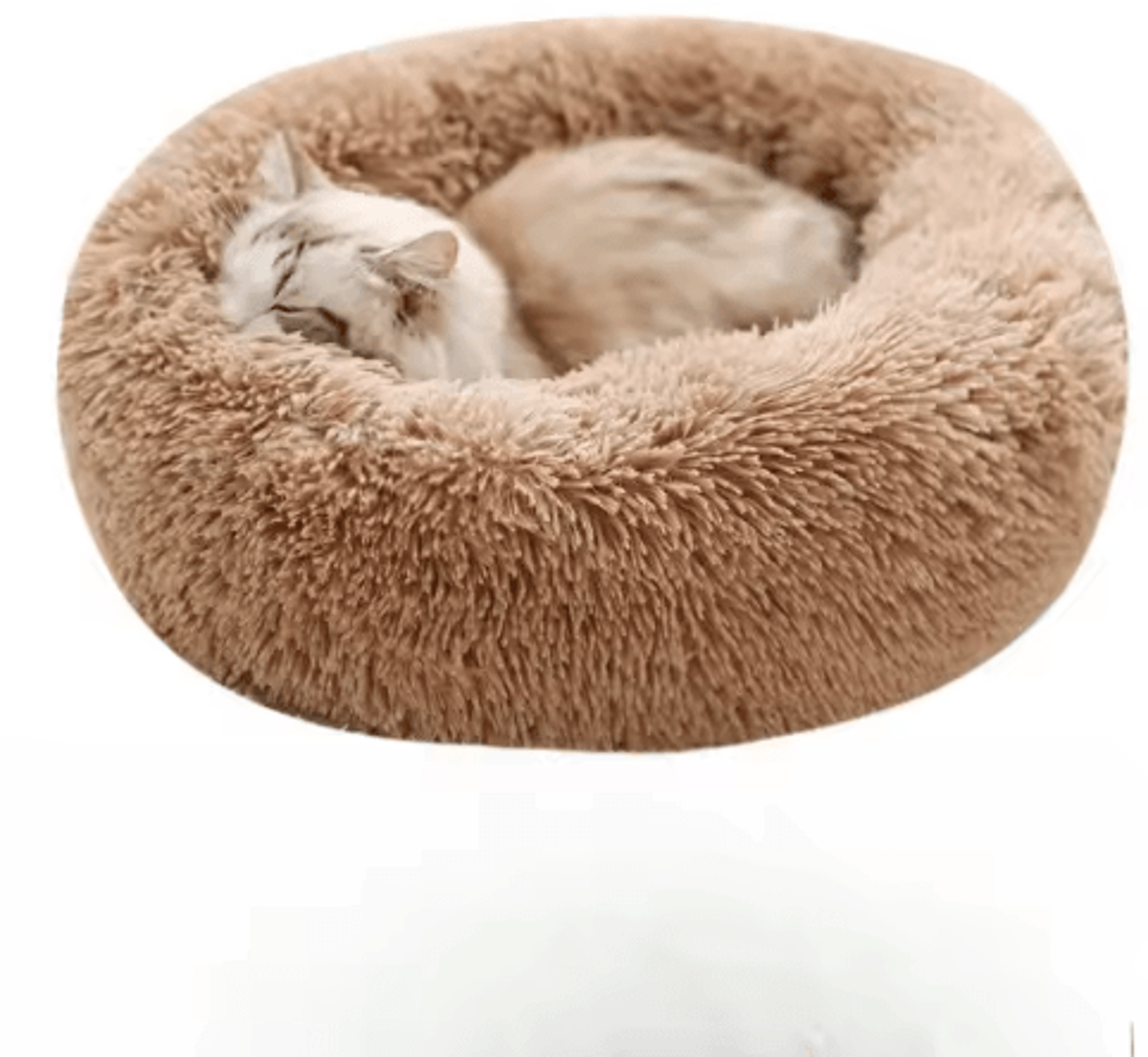 Cozy Plush Round Pet Bed  Warm Washable Cat  Dog Nest Cushion 6
