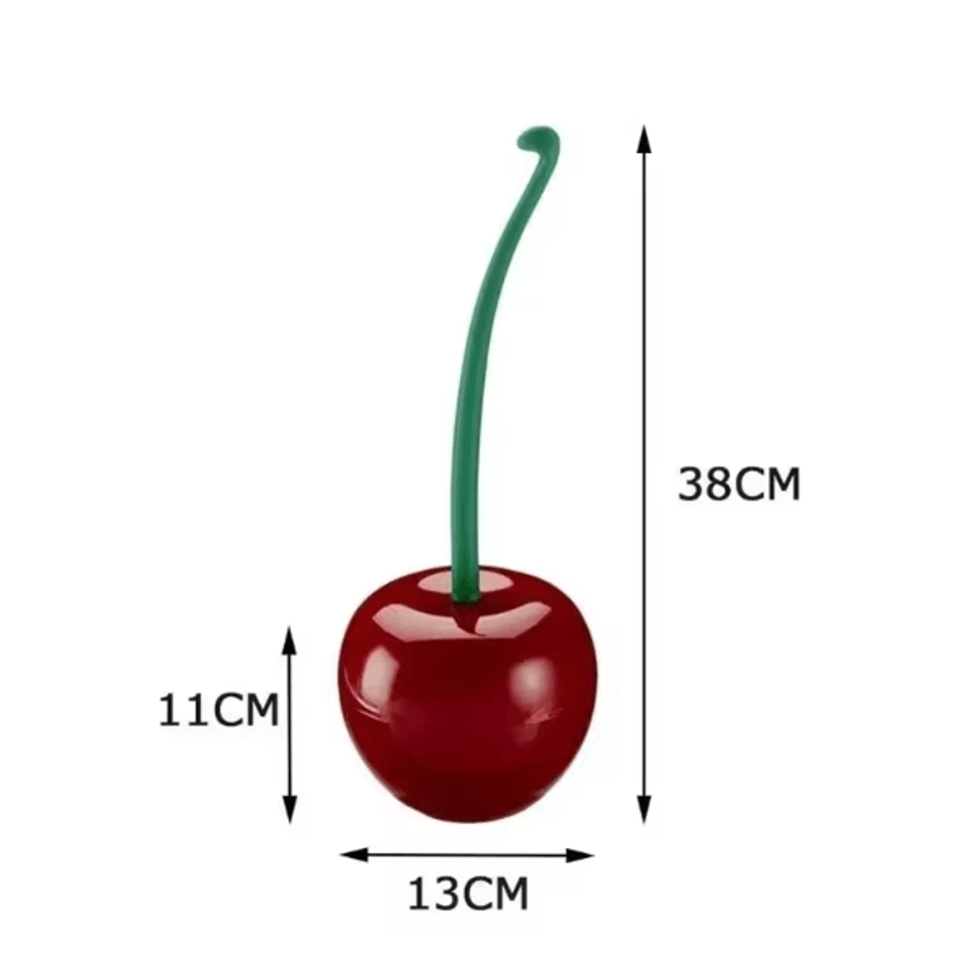 CherryShaped Toilet Brush  Holder Set  Cute Decorative Bathroom Cleaning Tool 5