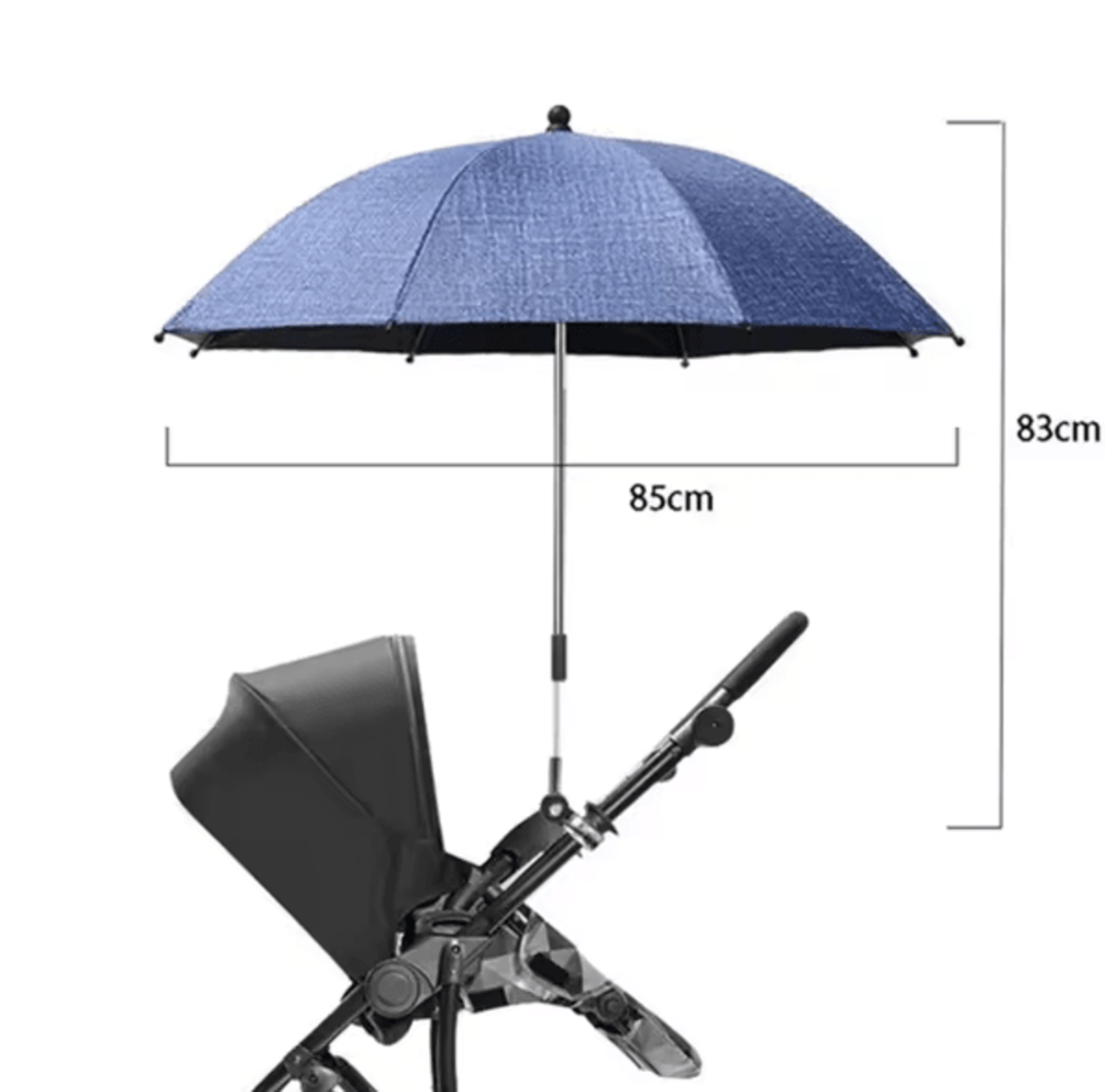 SunGuard Universal Baby Stroller Umbrella With Clamp  UV Protection 8