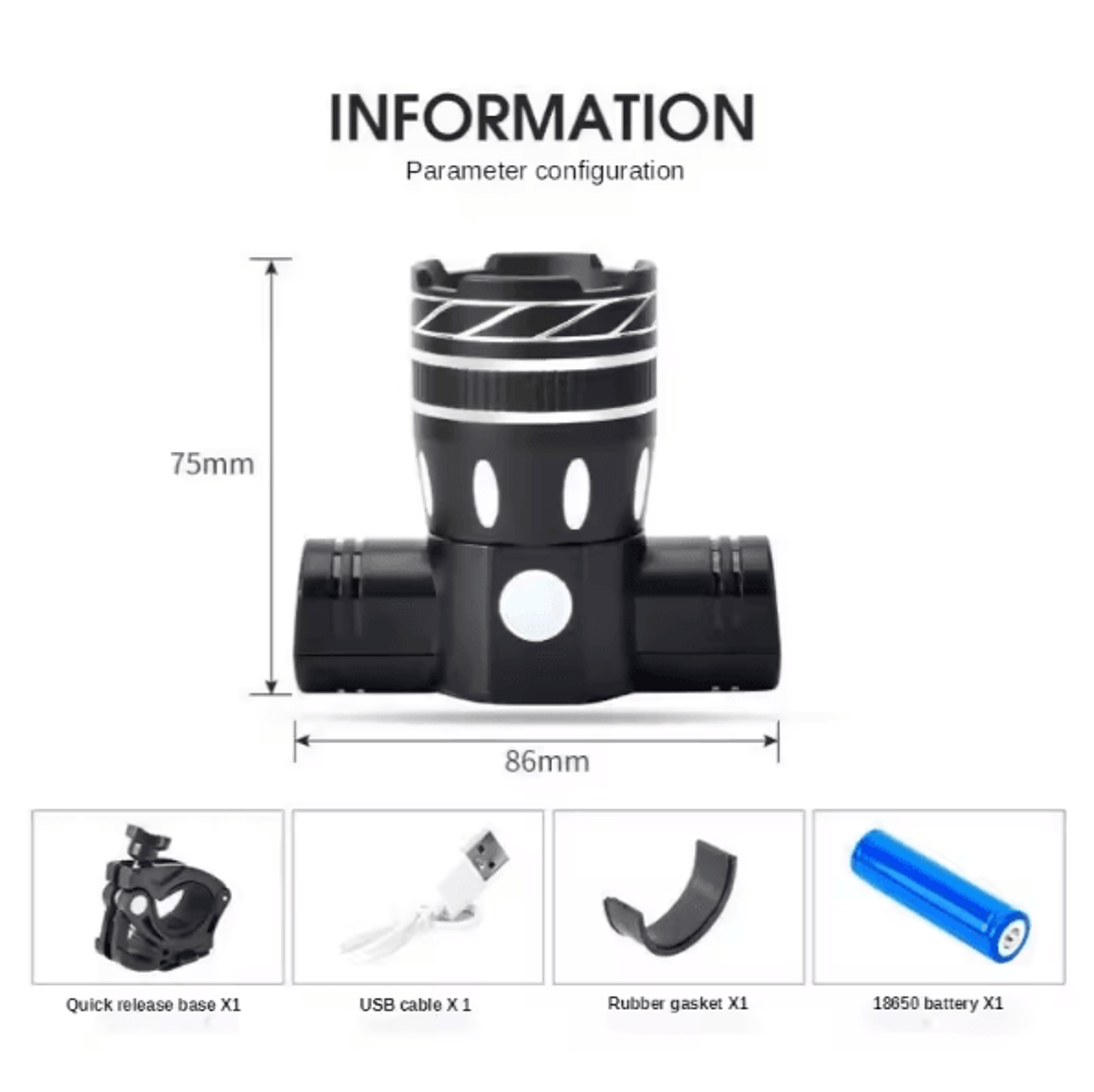 UltraBeam 15000LM T6 LED Bike Light USB Rechargeable Waterproof Bicycle Headlight Zoomable Front La 4