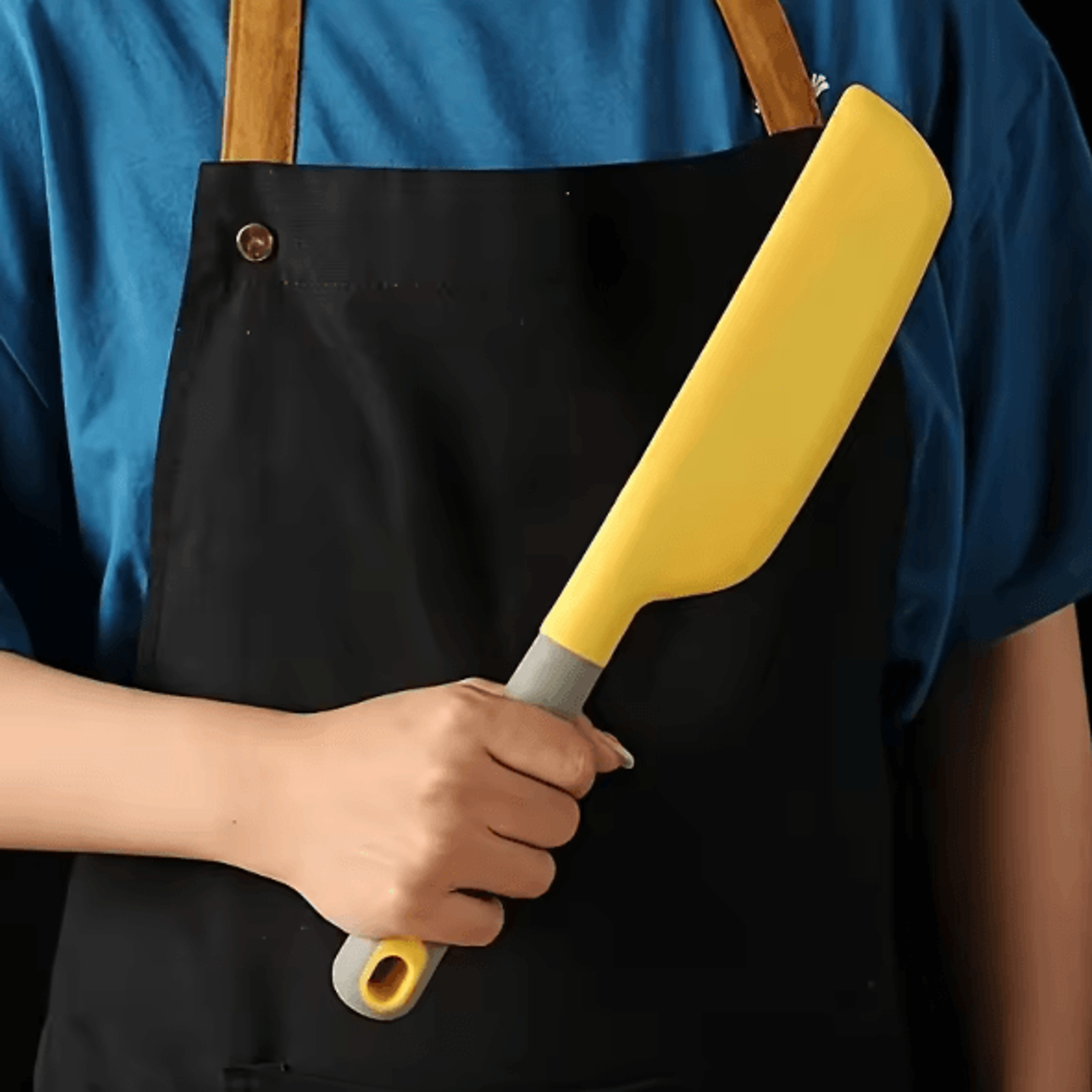 ExtraLarge Silicone Spatula  Heat Resistant NonStick Cooking  Baking Tool 3
