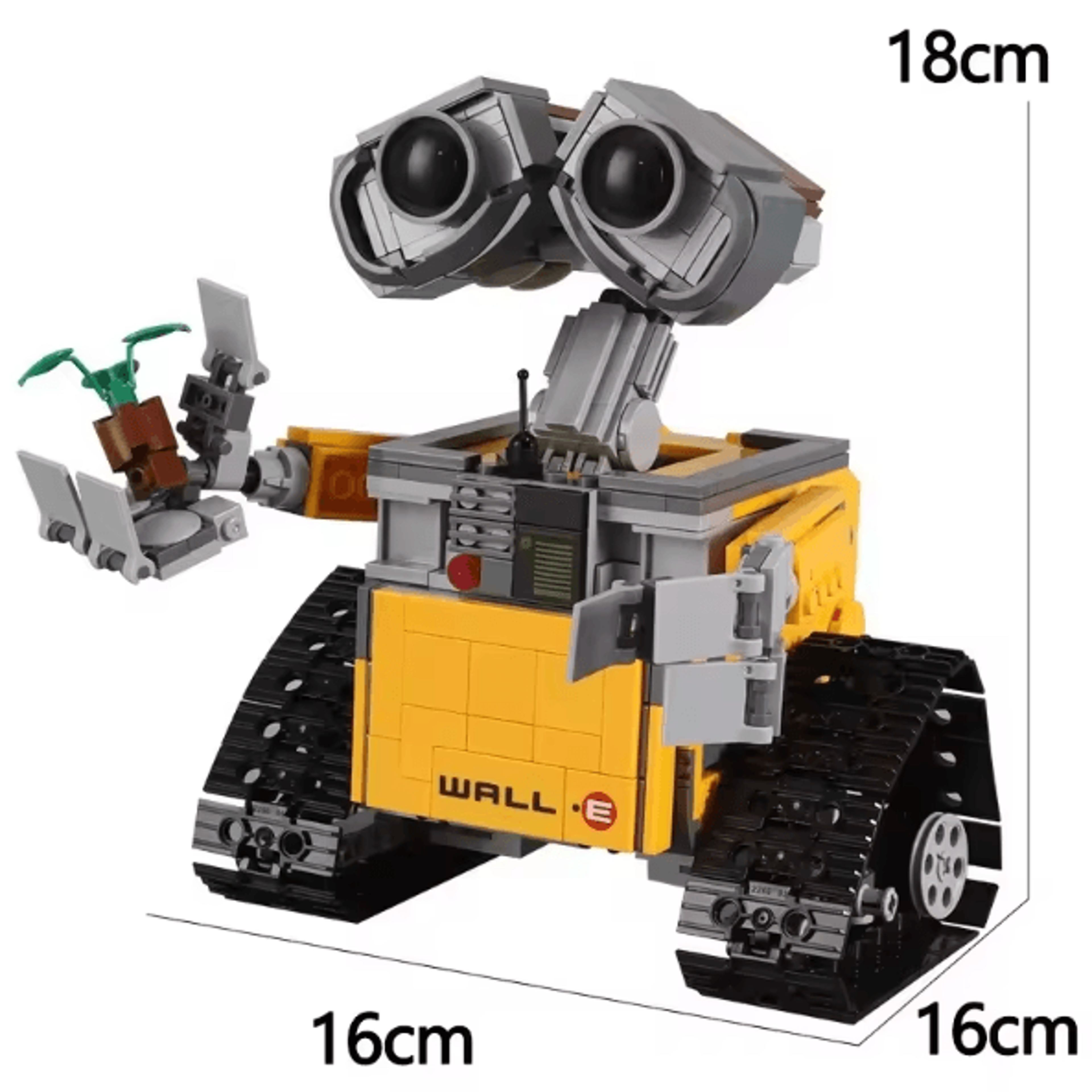 687PCS WallE Robot Building Blocks Set  DIY Assembly STEM Toy  Collectible Model 5