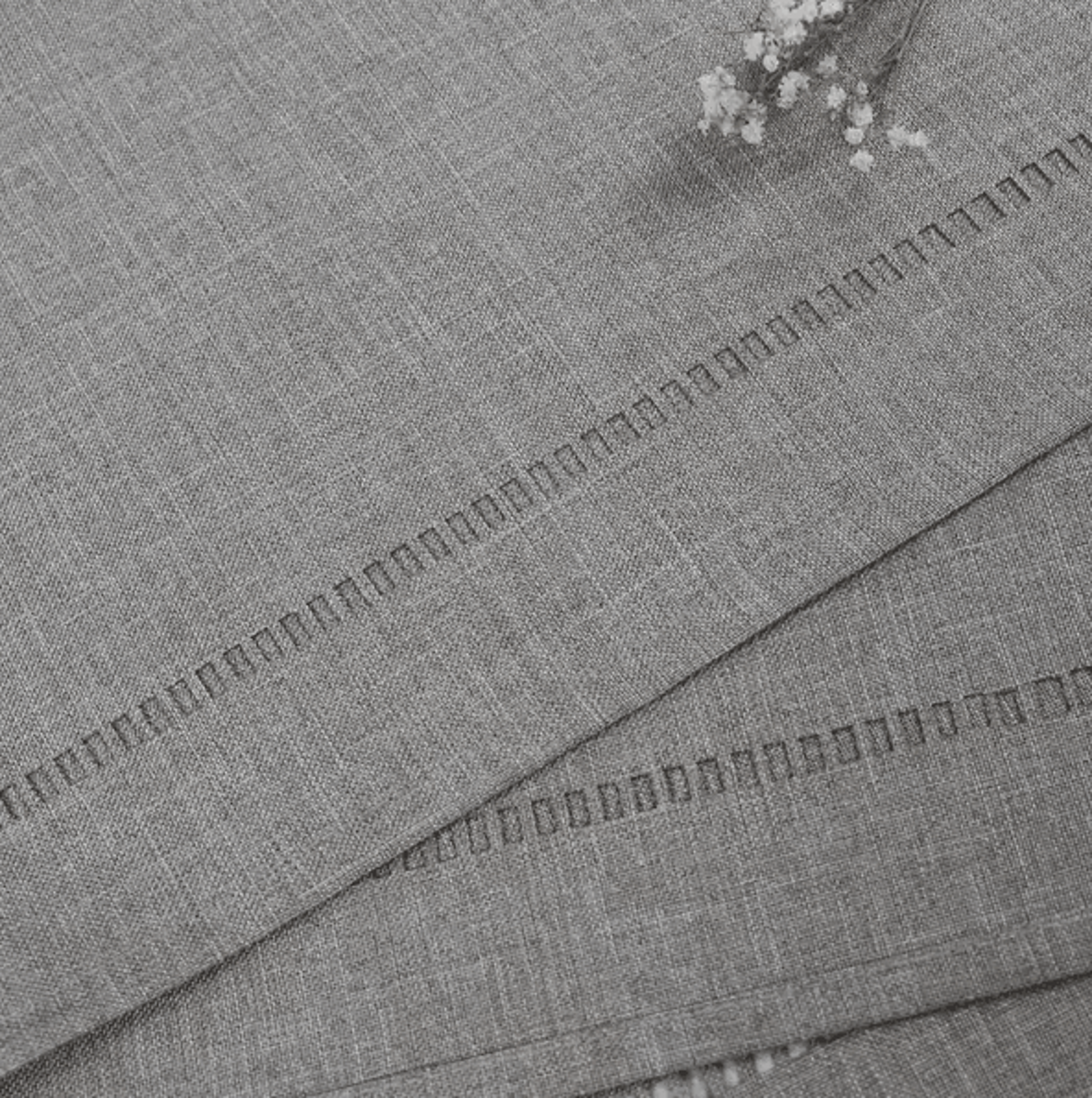 Basic Linen Table Runner  Minimalist Neutral Dining Decor 3