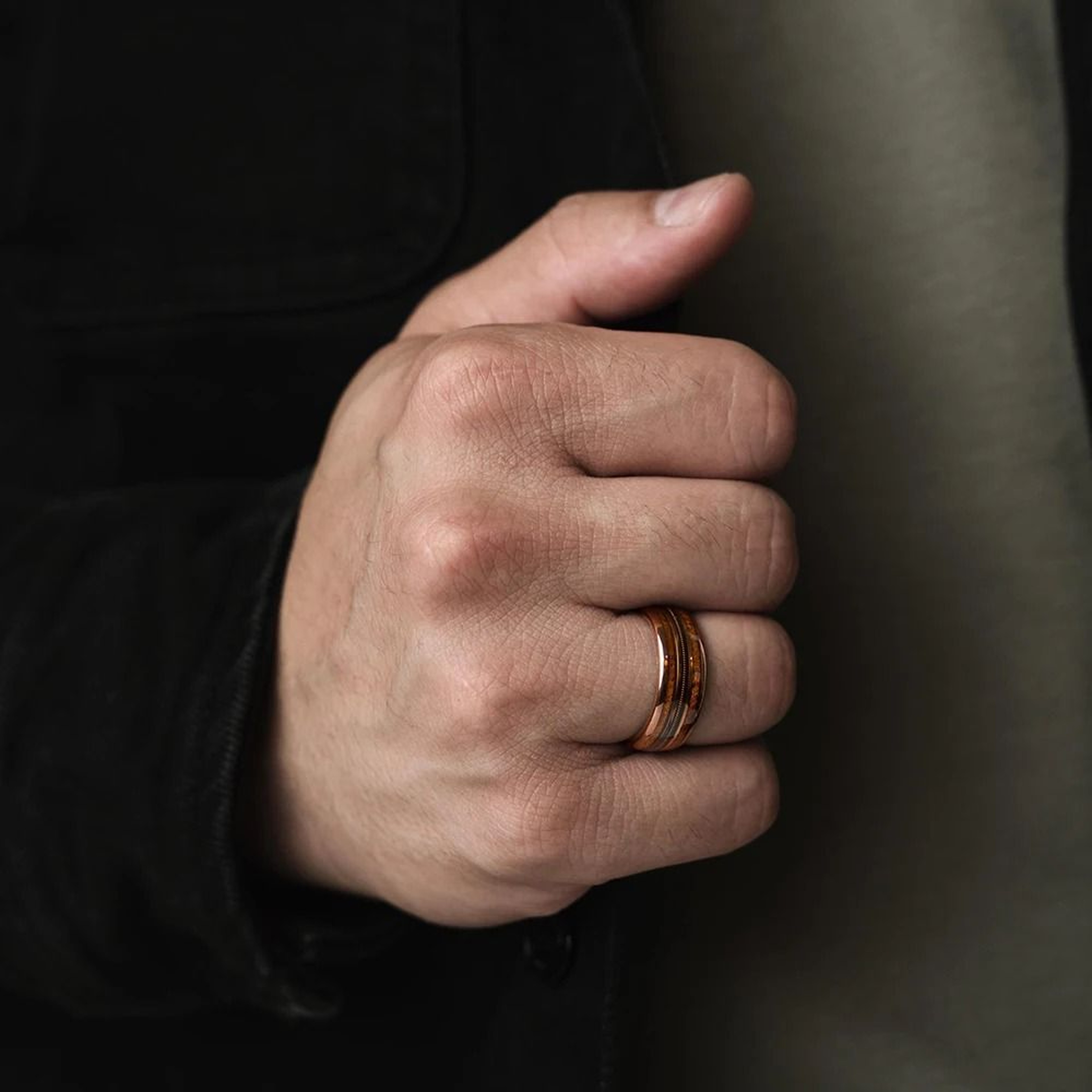 Why Choose Our Whiskey Barrel Wood Guitar String Wedding Band 3