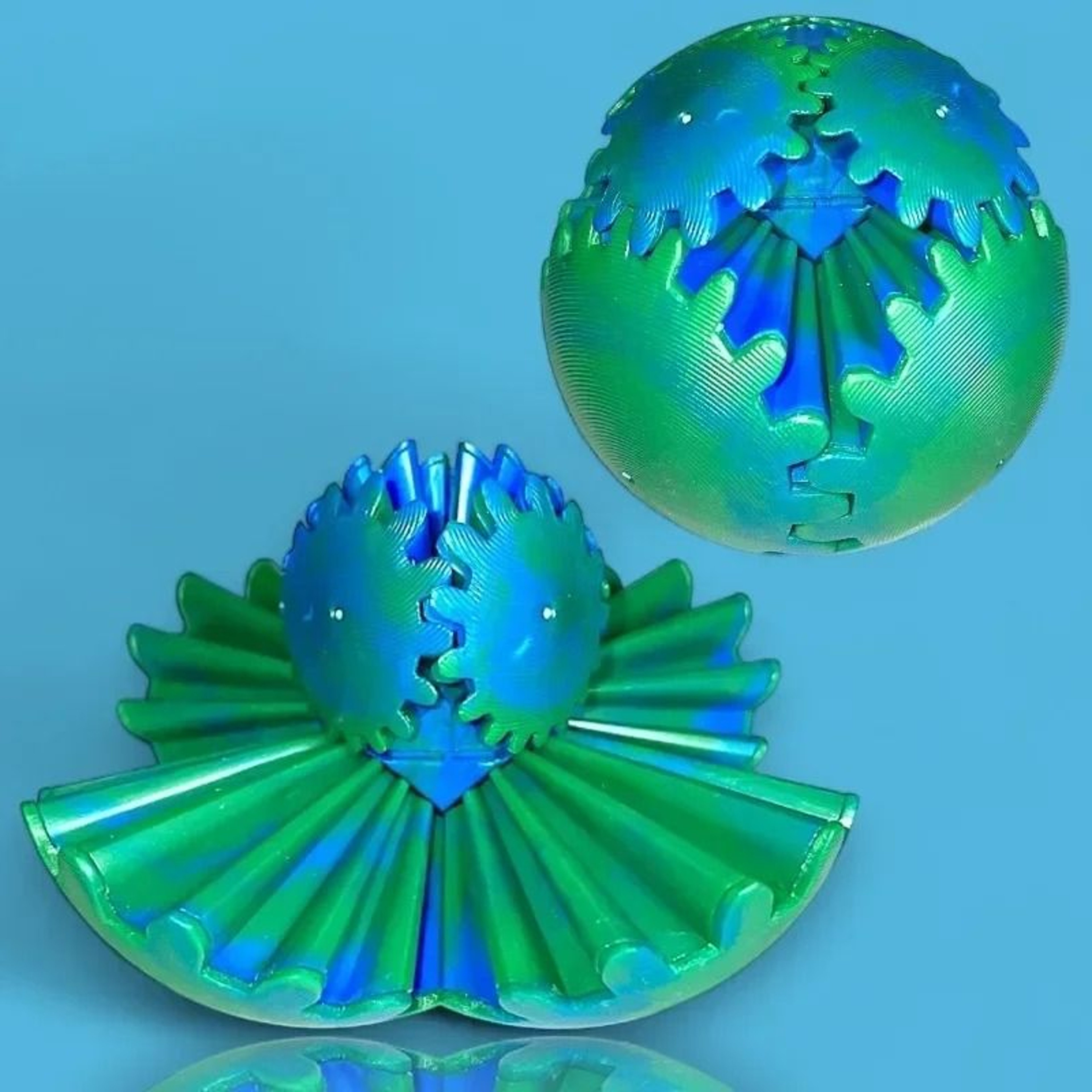 3D Printed Gear Ball Fidget Toy 9