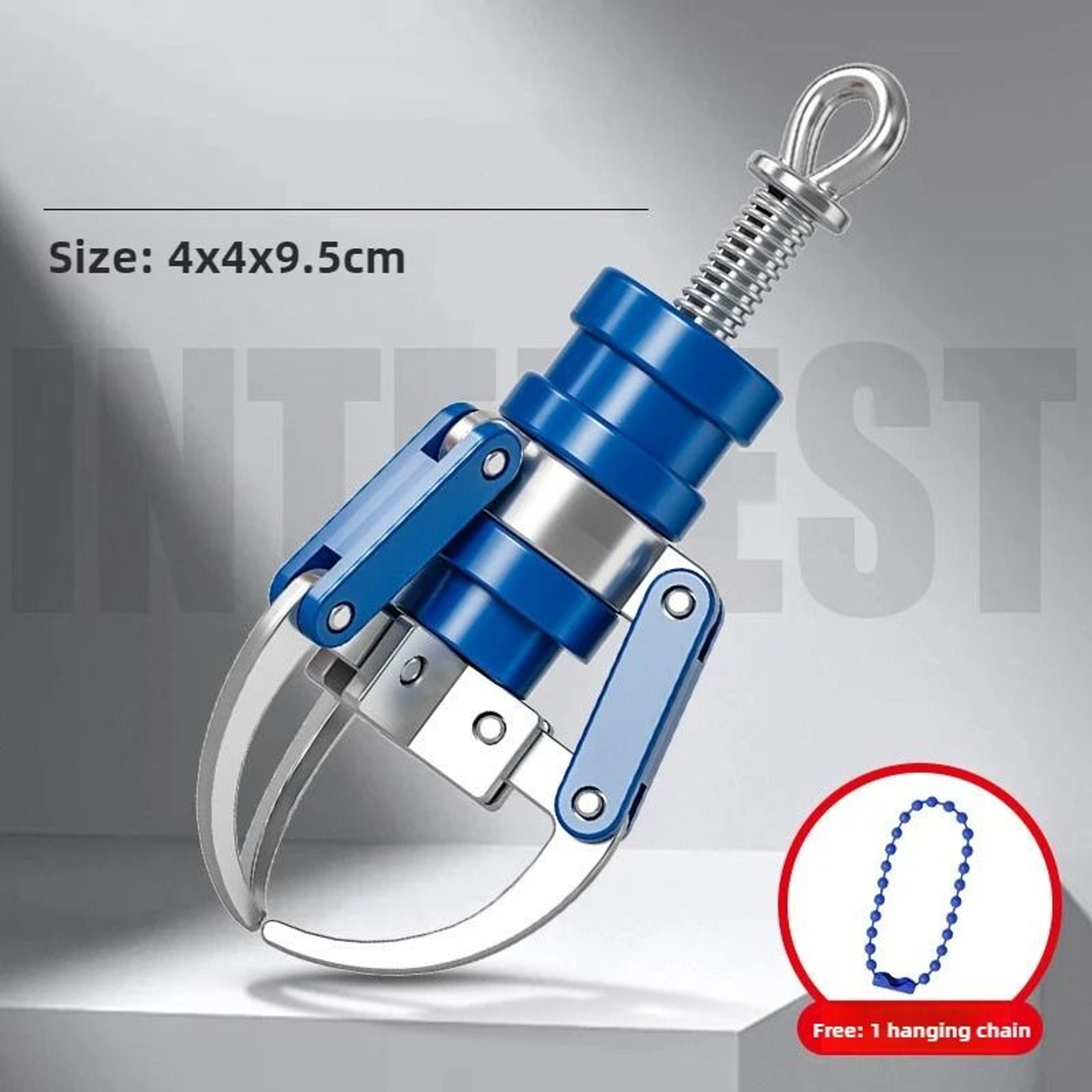 Mini Claw Grabber Keychain Fidget Toy Mechanical Gripper Pendant 6