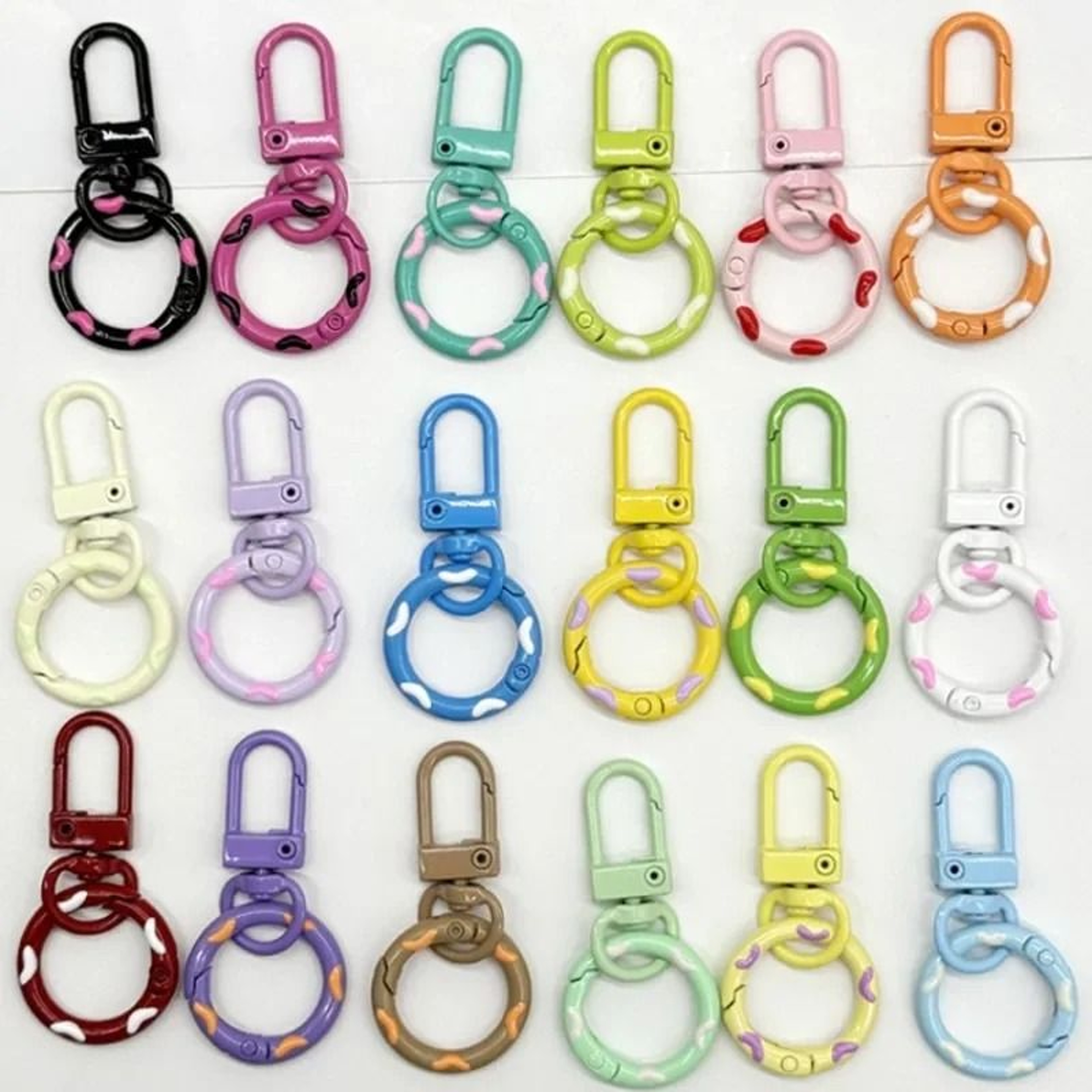 Colorful Lobster Clasp Keychain Hooks For DIY Jewelry And Crafts 1