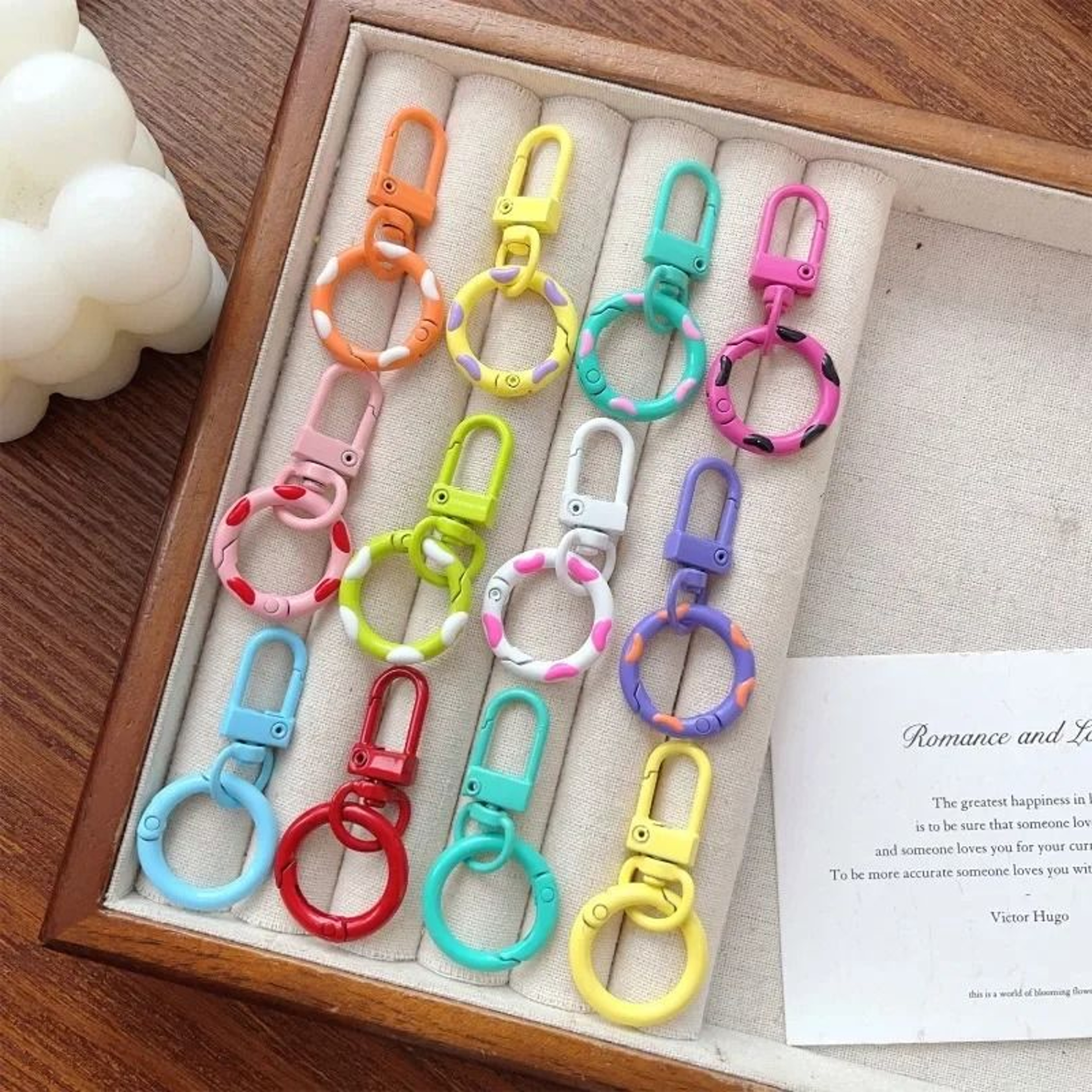 Colorful Lobster Clasp Keychain Hooks For DIY Jewelry And Crafts 3