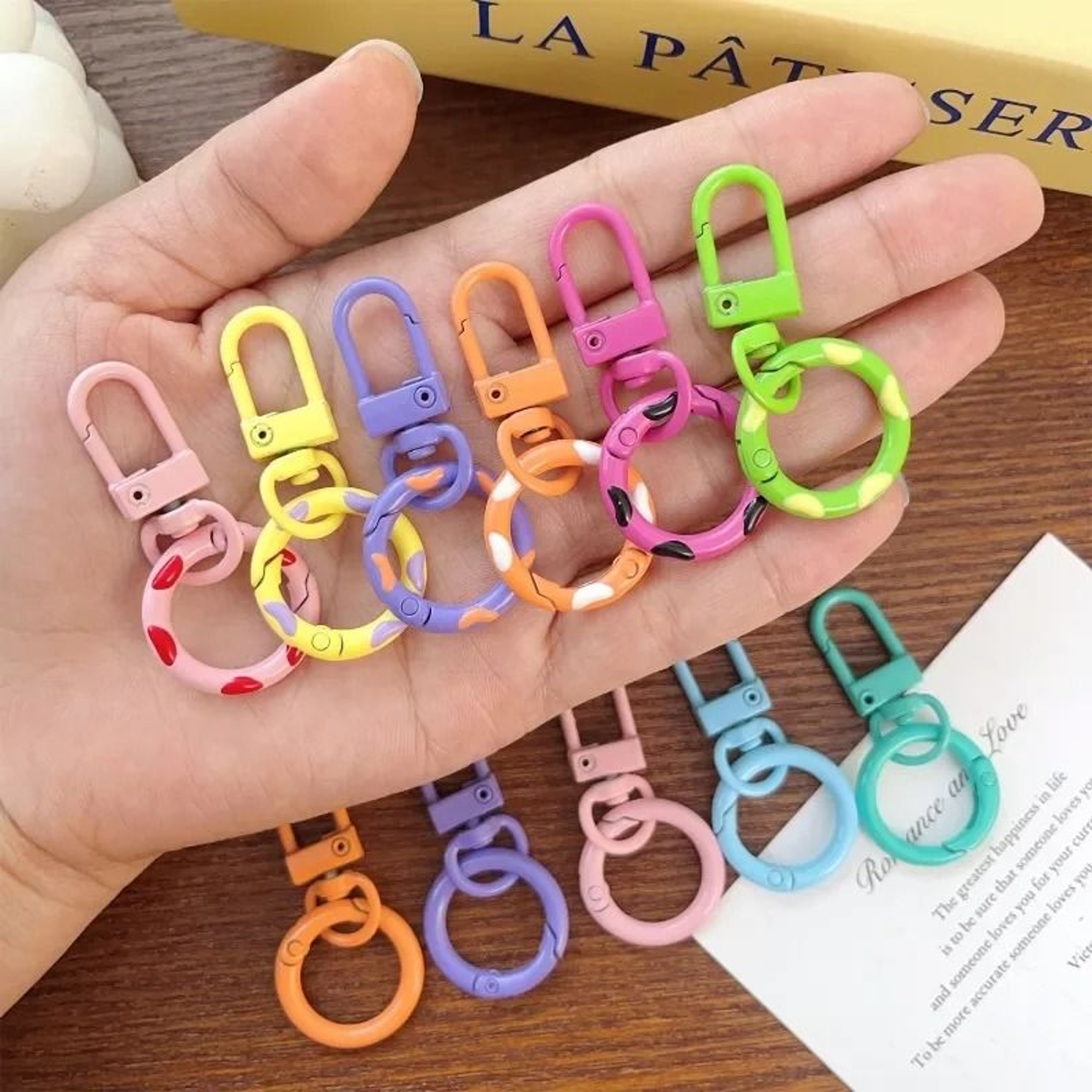 Colorful Lobster Clasp Keychain Hooks For DIY Jewelry And Crafts 4