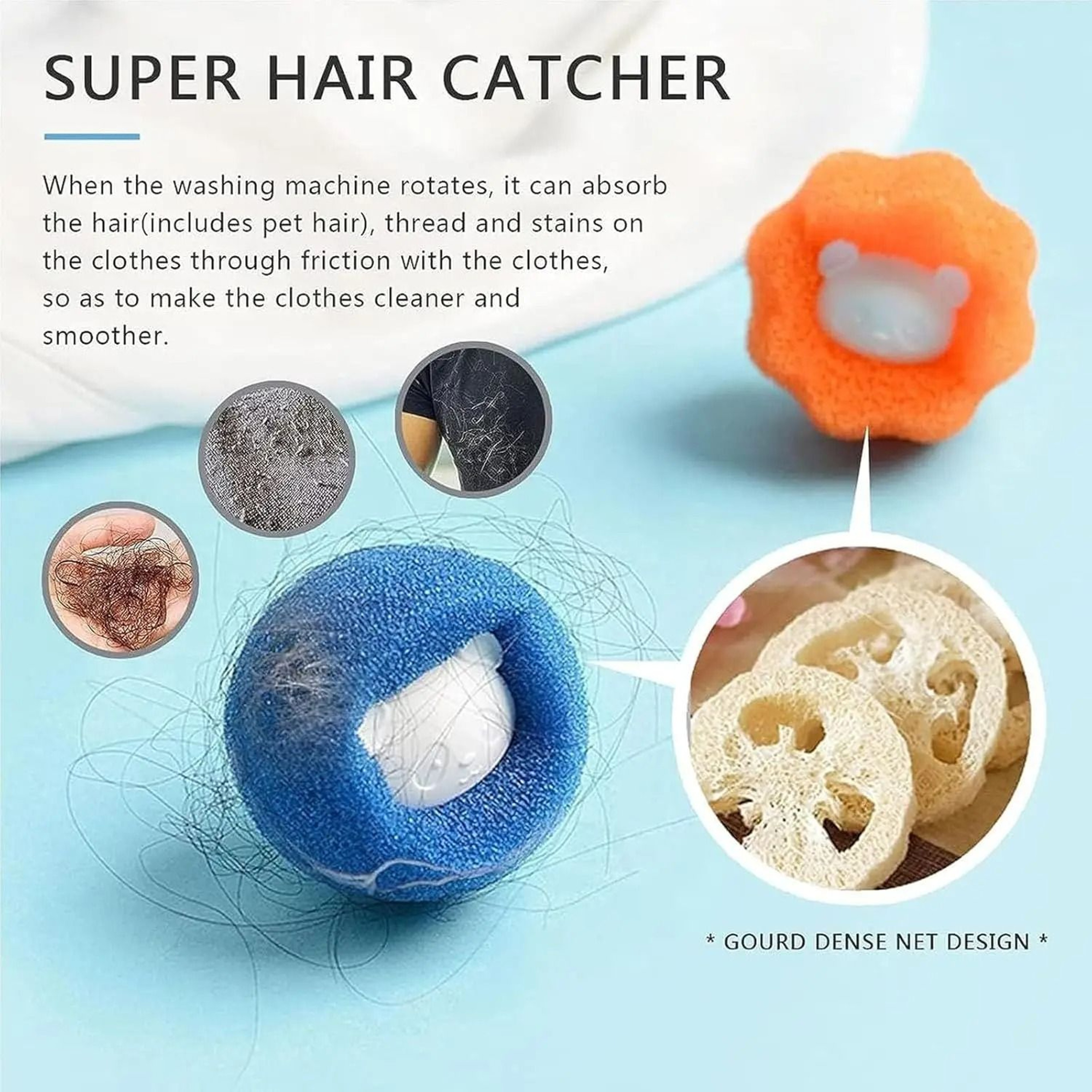 Reusable Pet Hair Remover Laundry Balls For Washing Machines 4