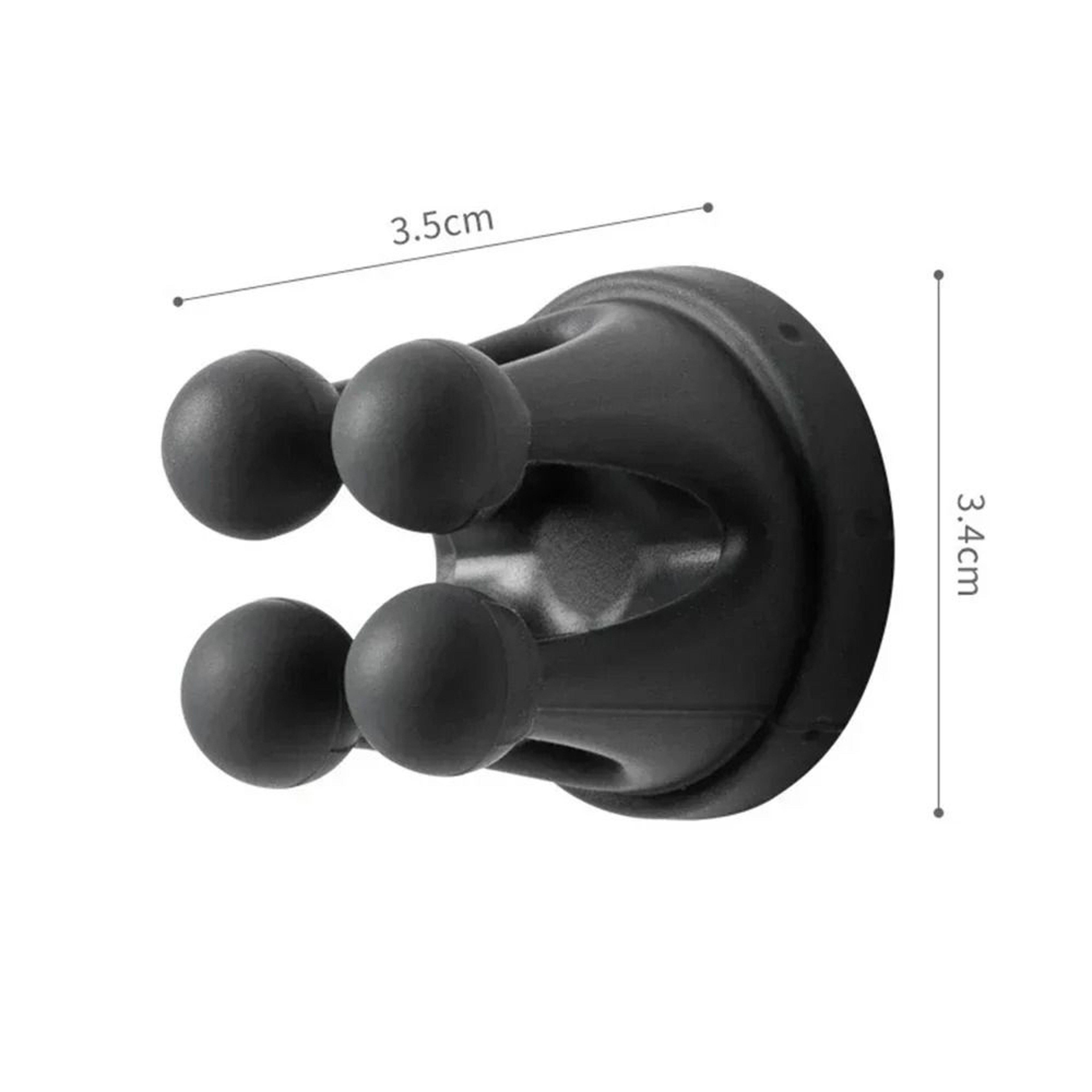 Self Adhesive Silicone Toothbrush Holder Wall Hook 5