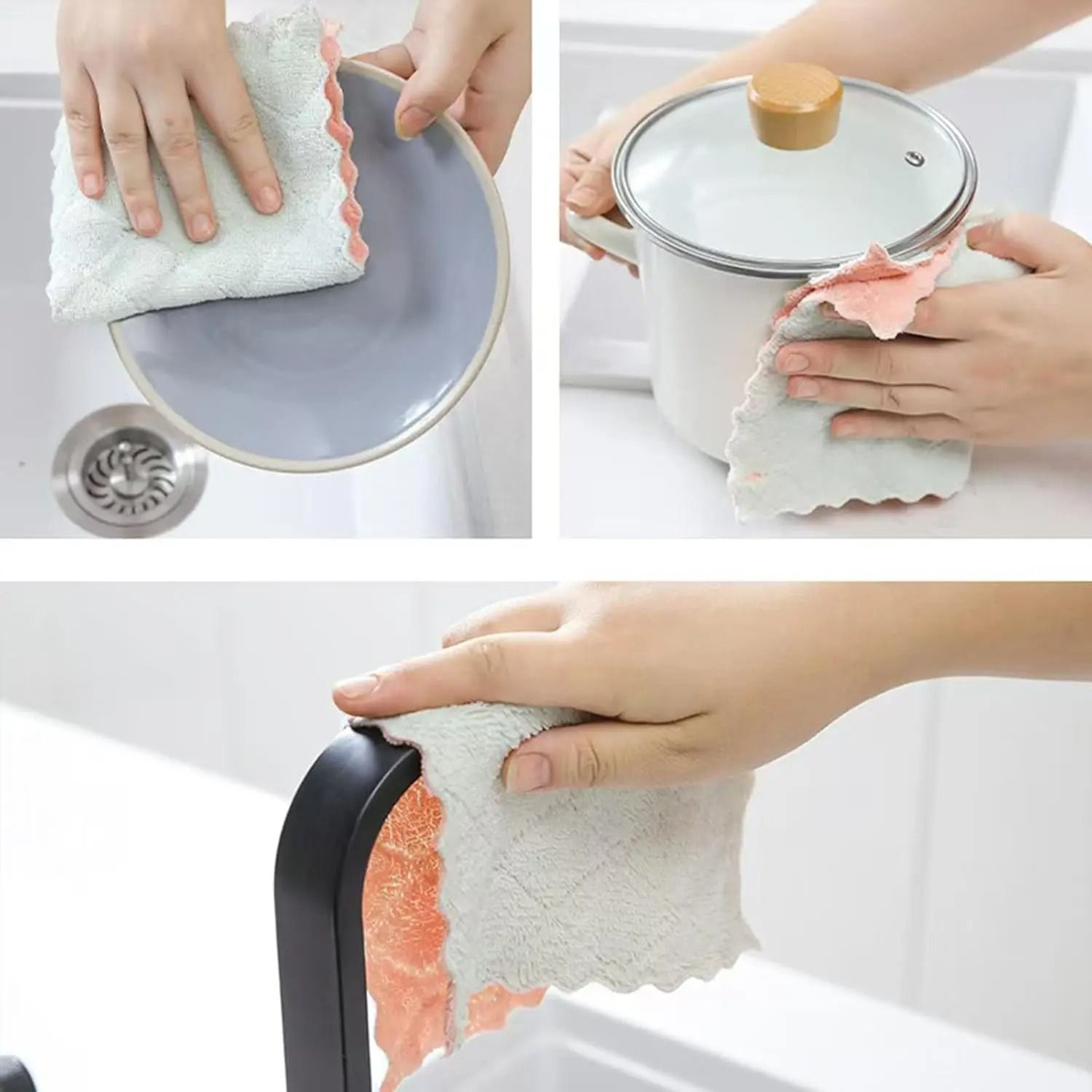 Super Absorbent Microfiber Kitchen Cleaning Cloths 4
