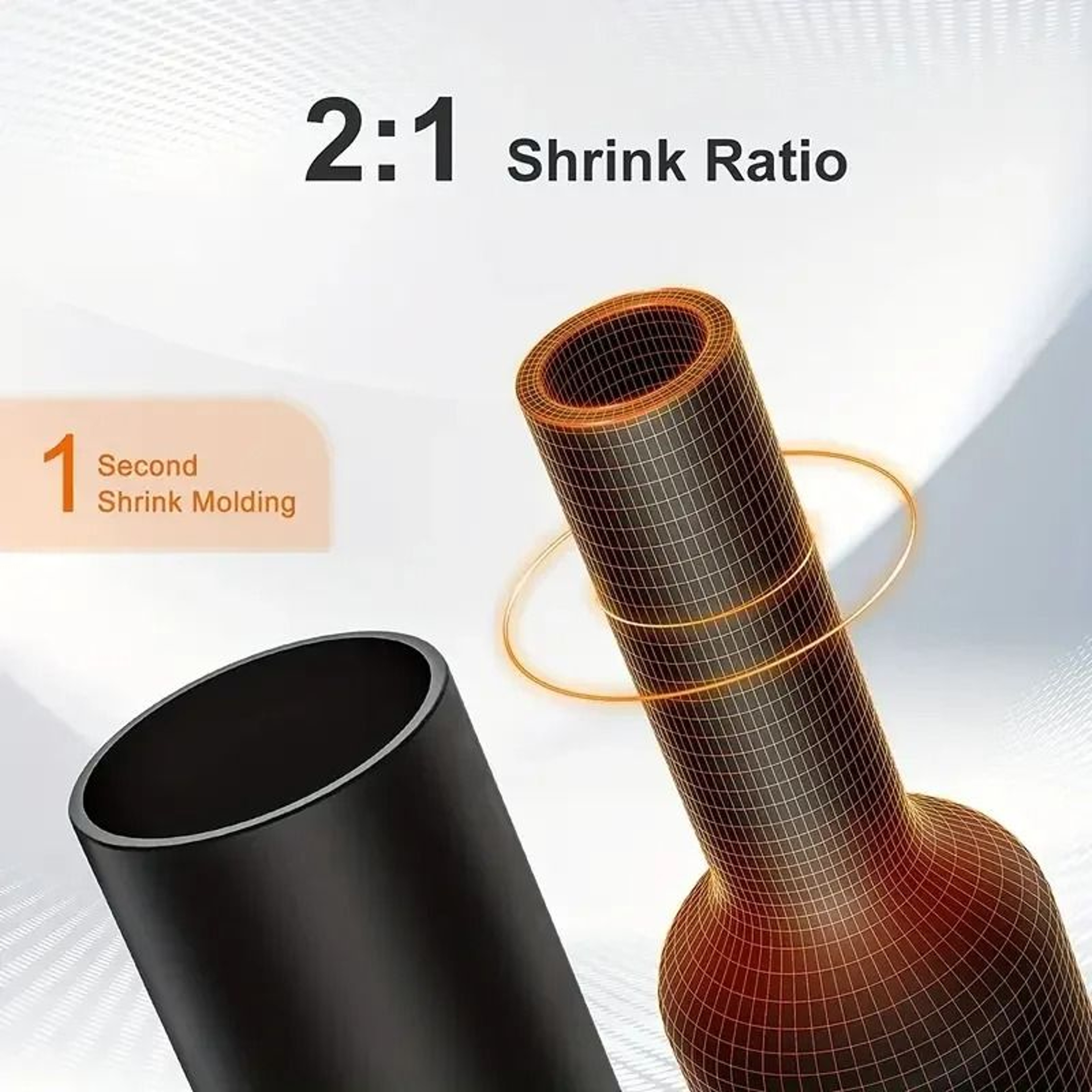 Heat Shrink Tube Kit Electrical Wire Insulation Sleeves 5