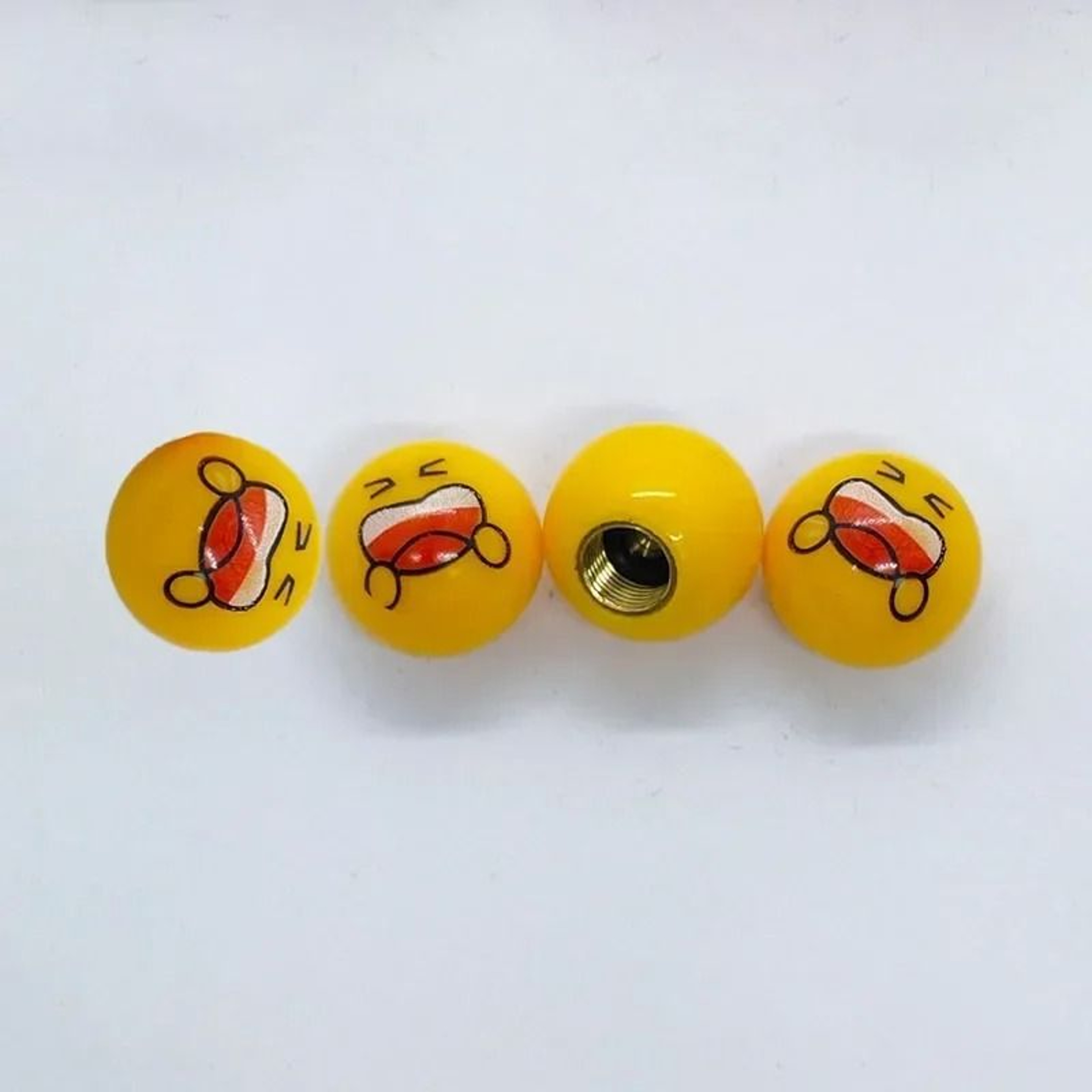 Universal Emoticon Air Stem Airtight Caps 16