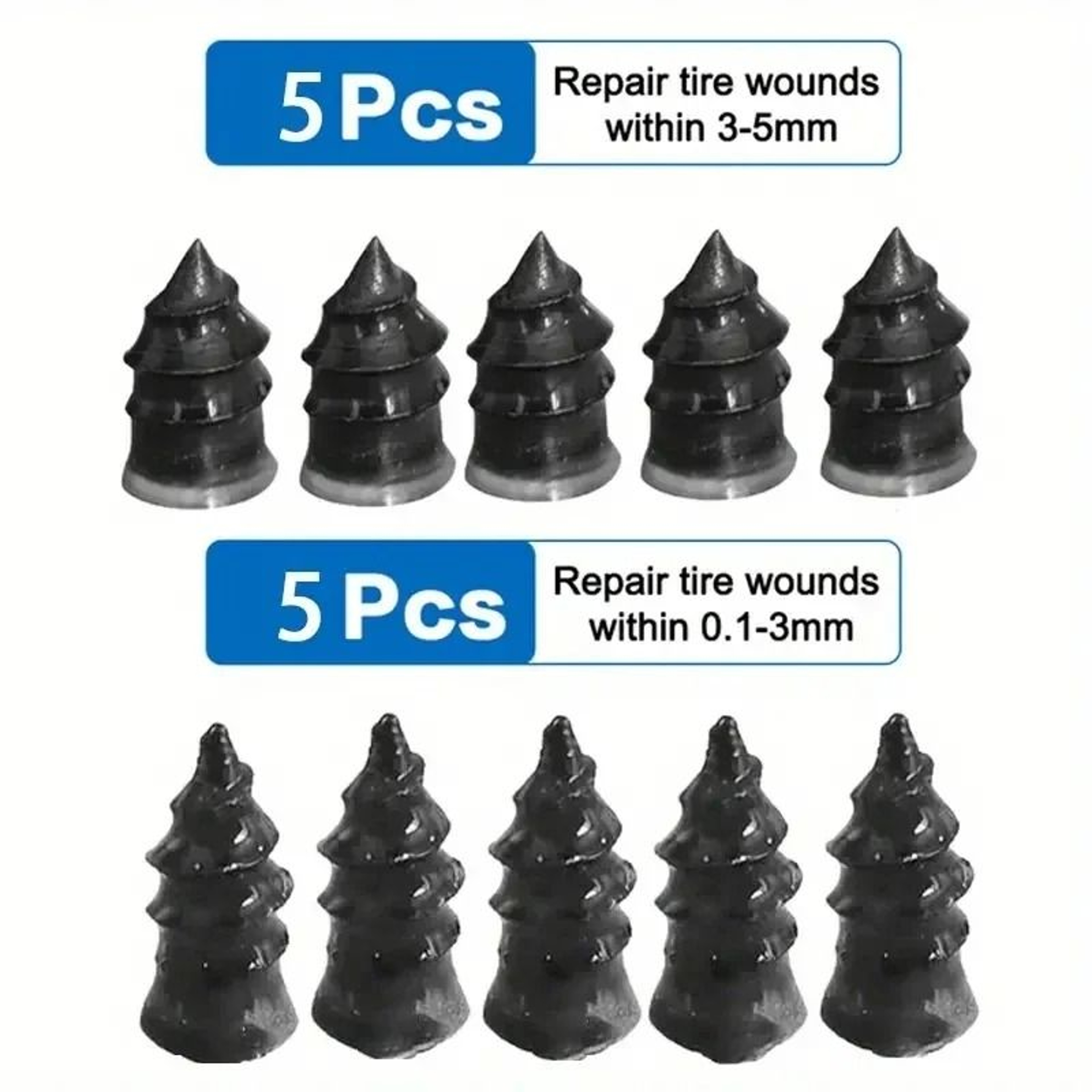 Tubeless Tire Repair Plug Nail Kit For Cars Motorcycles And Bicycles 6