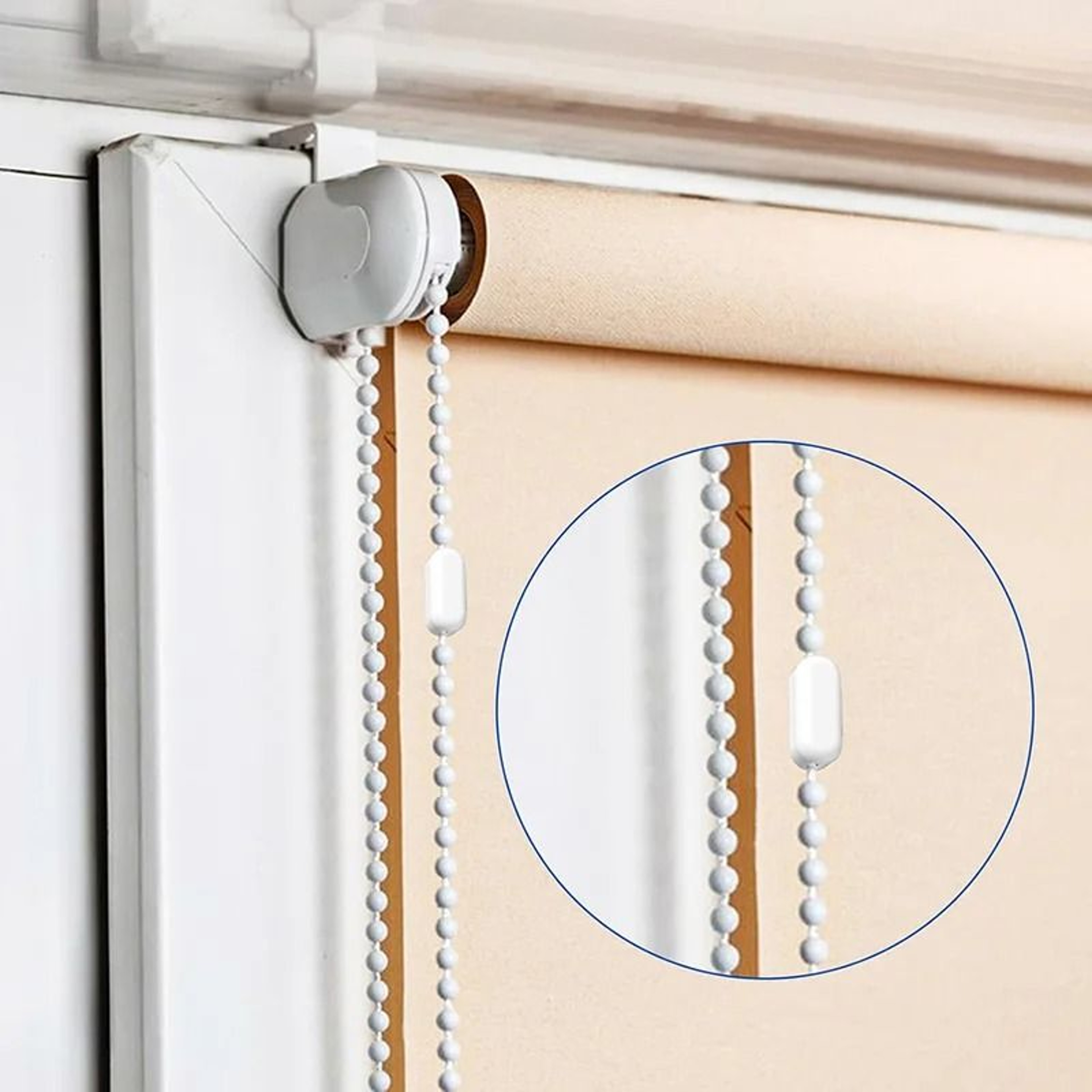 10PCS Roller Blind Pull Cord Chain Connectors Plastic Curtain Chain Joiners Replacement Clips 2