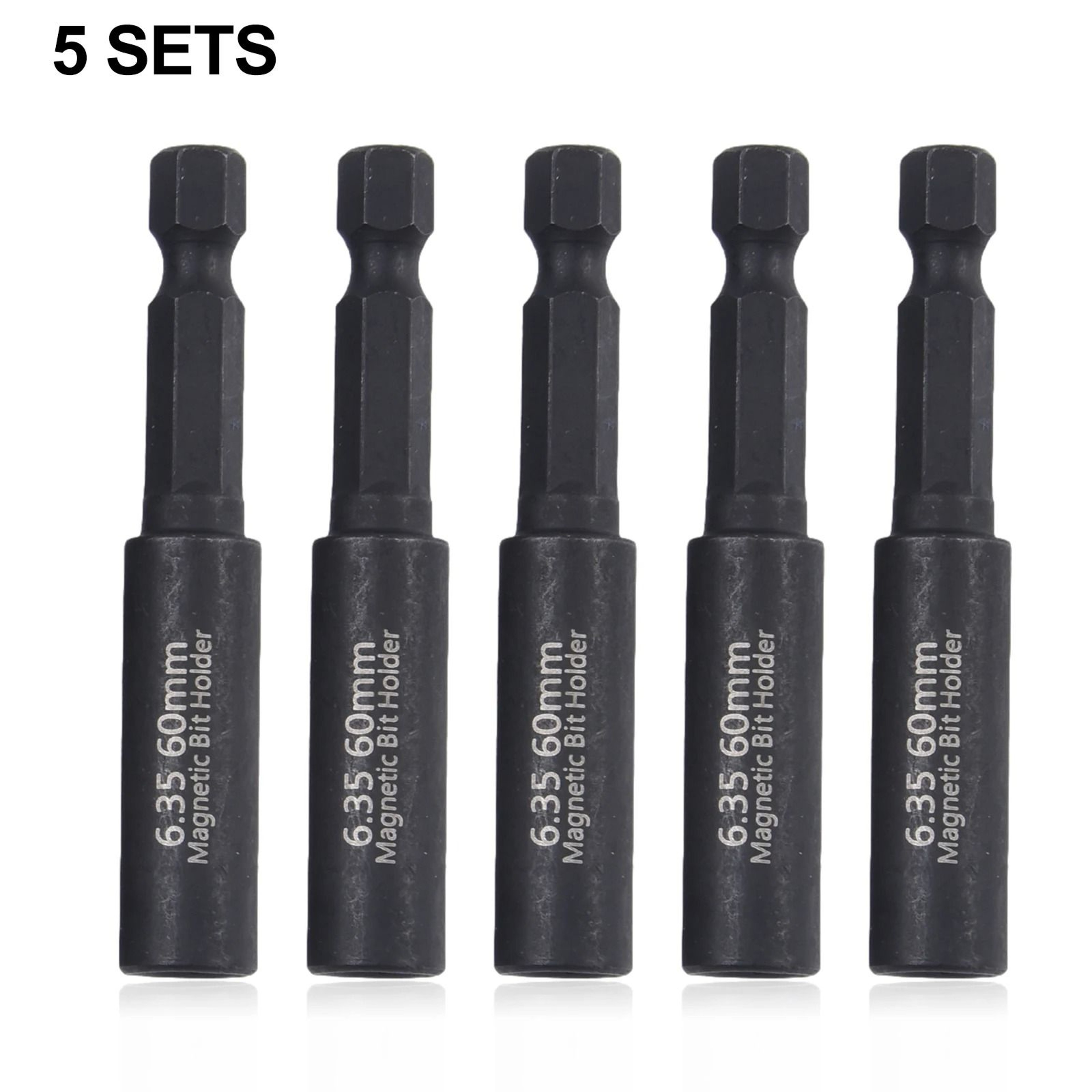 Magnetic Screwdriver Bit Holder Extension 14 Inch Hex Shank Quick Change Adapter 2 Pack 60mm 6