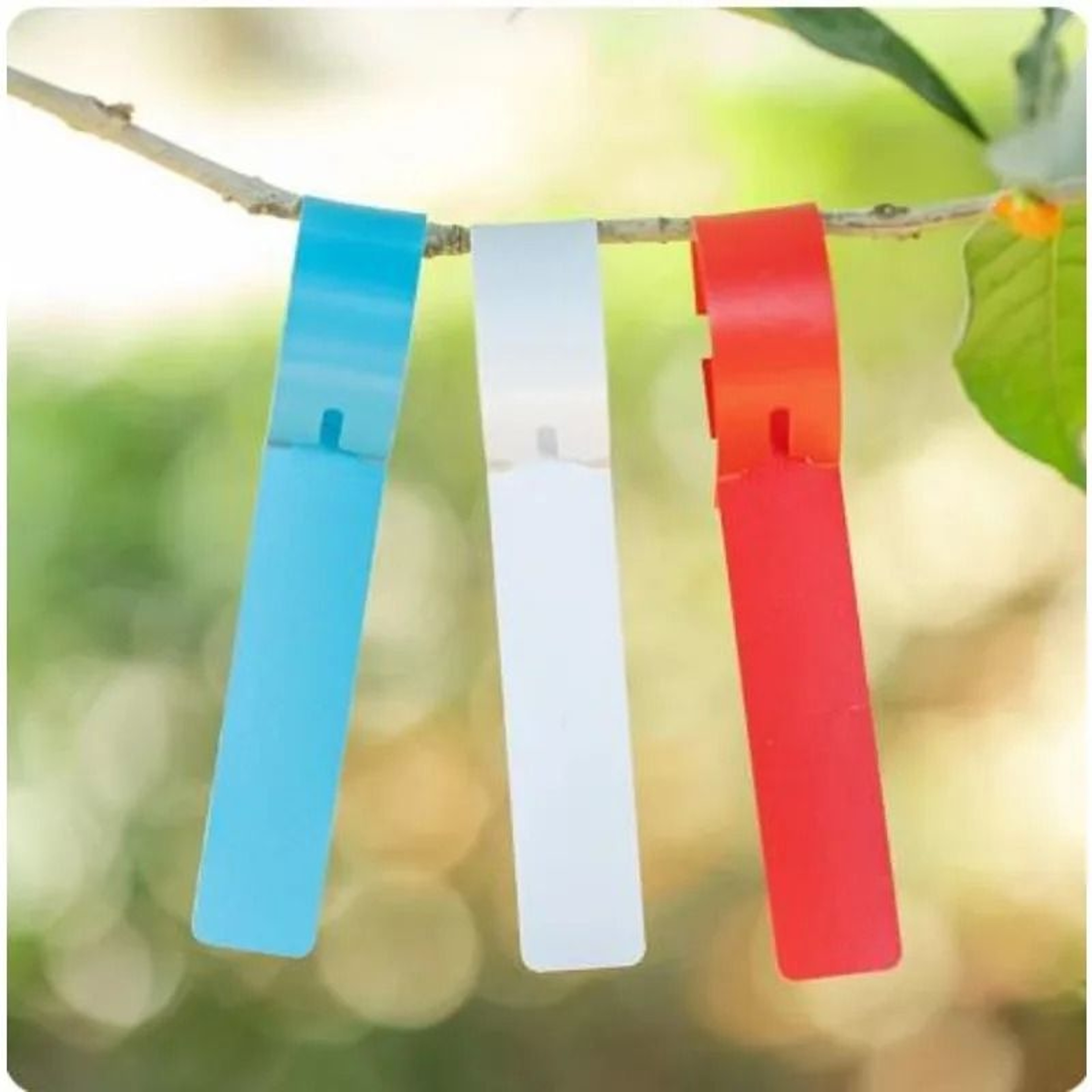 100 Pack Waterproof Plant Labels Hanging Garden Tags PVC 2