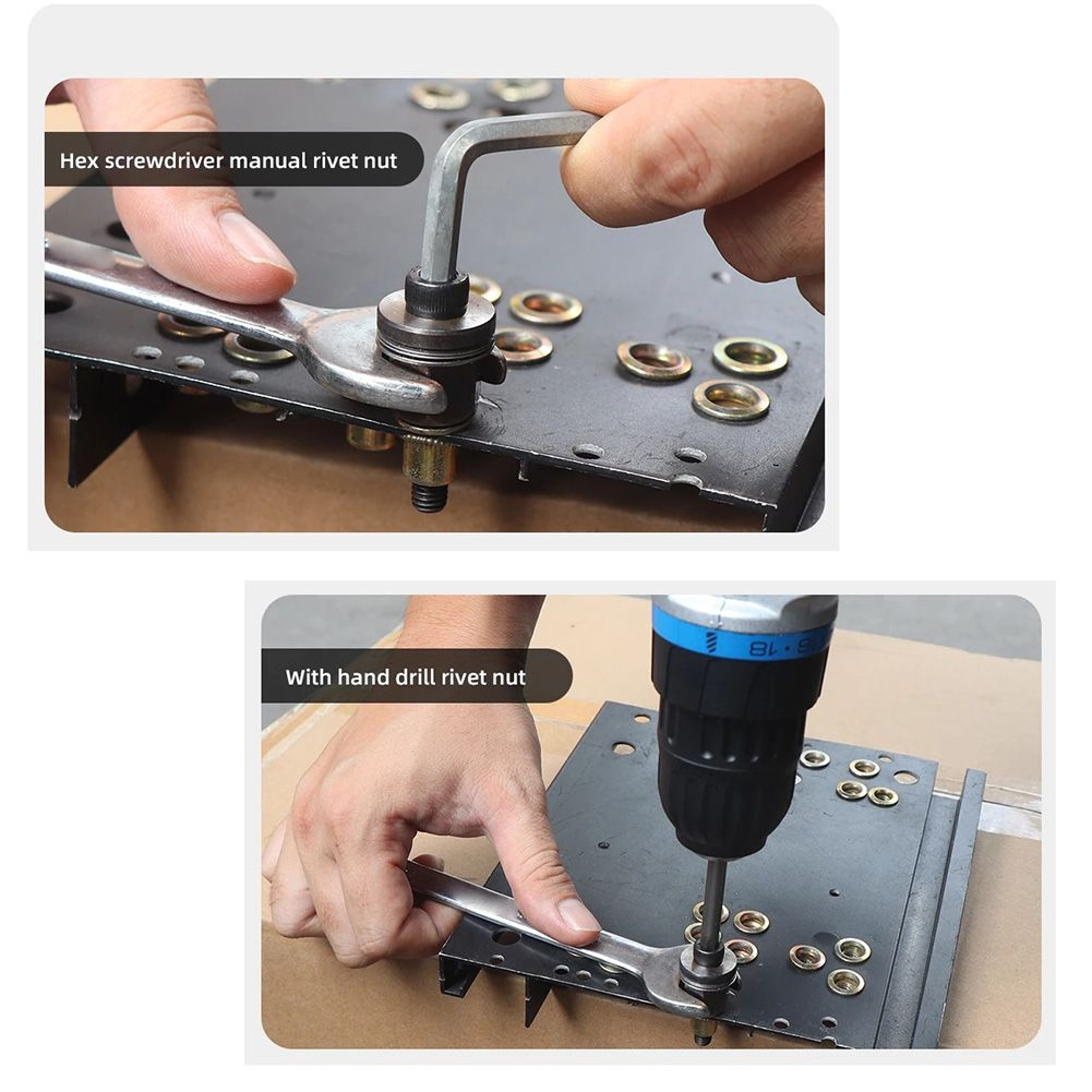 Manual Rivet Nut Tool Head For Strong Secure Fastening 1