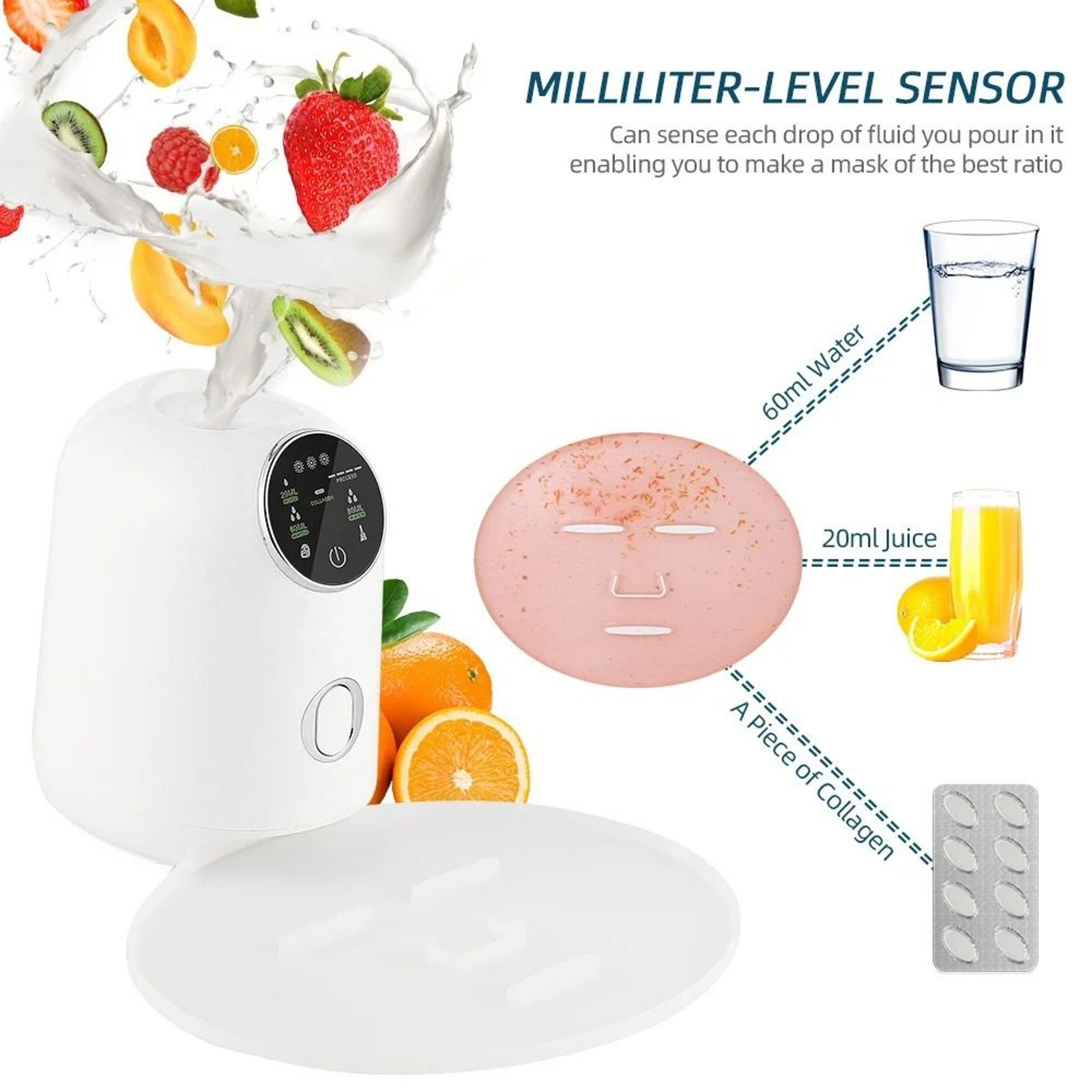 Automatic DIY Fruit And Vegetable Facial Mask Maker Machine 2