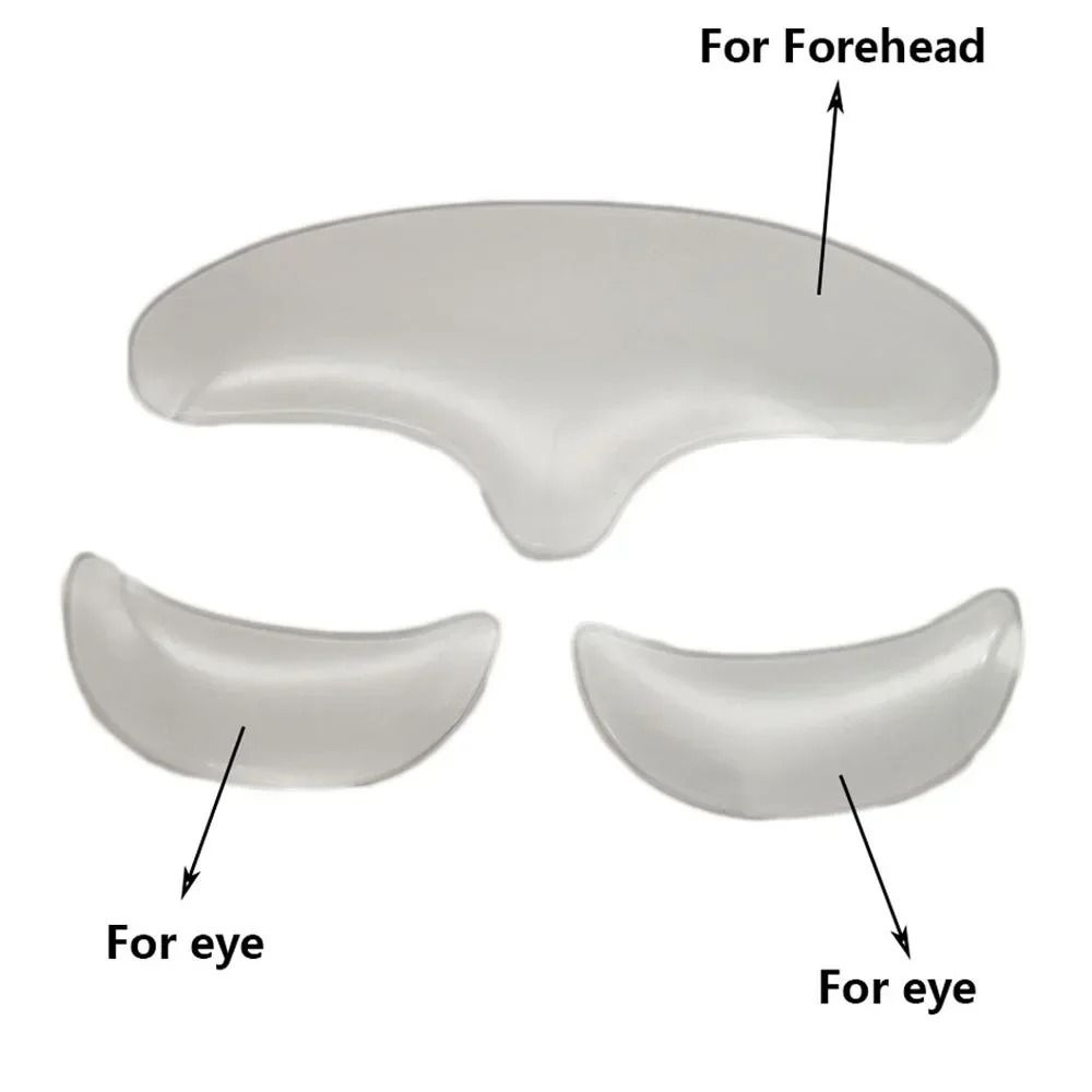 Reusable Silicone Facial Smoothing Patches And Anti Wrinkle Pad Set 9