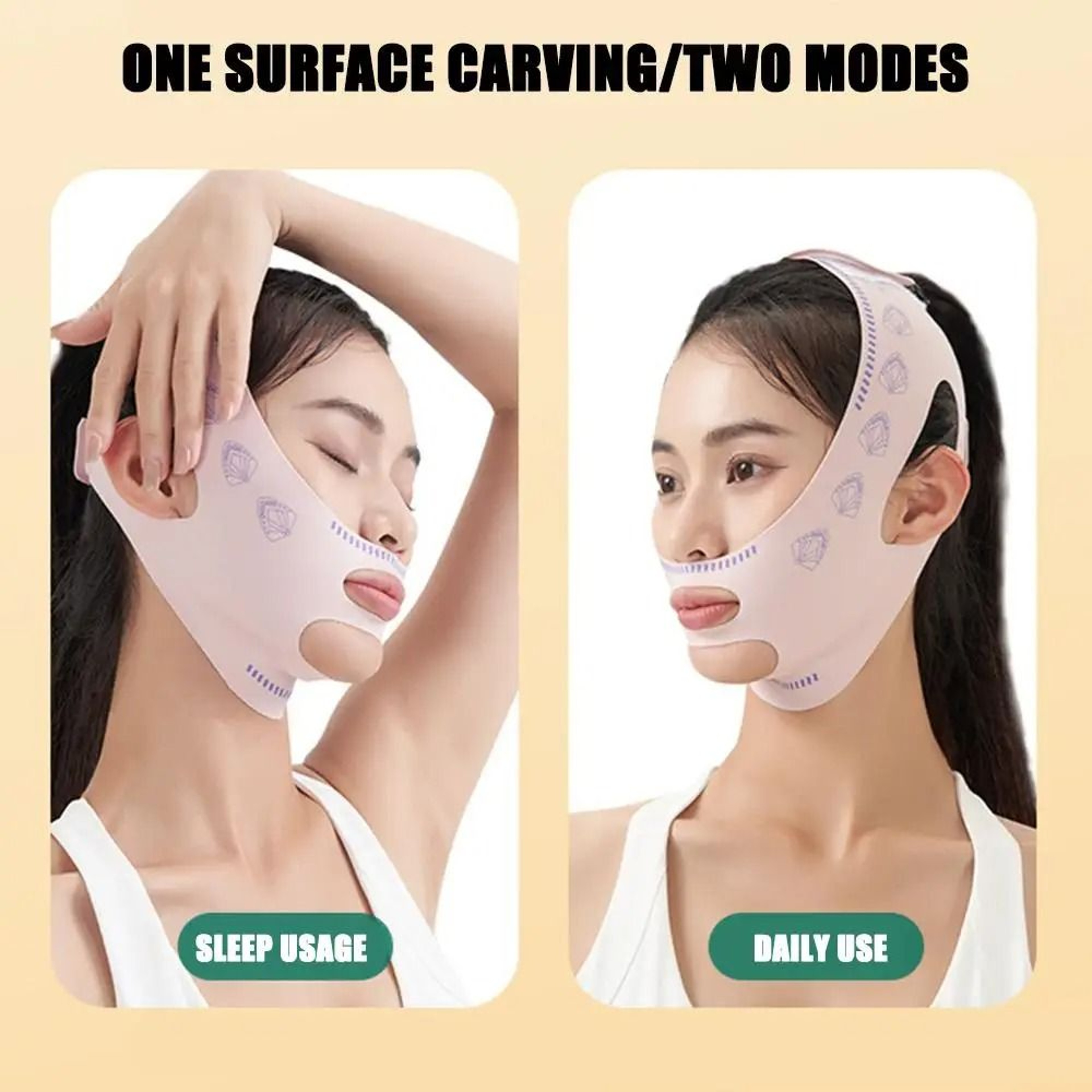 Reusable Facial Contouring Compression Wrap And V Line Lifting Bandage 1