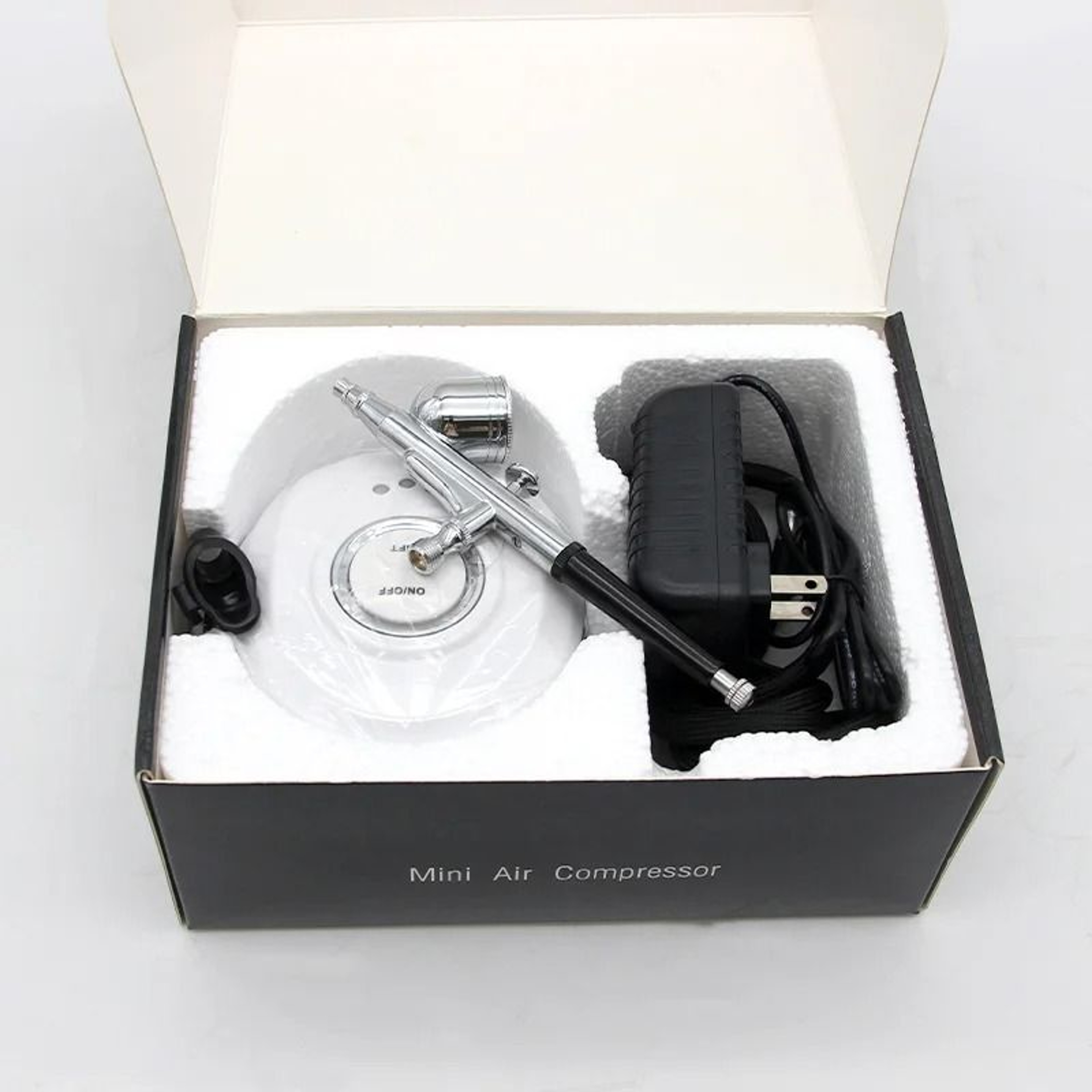 Portable High Pressure Airbrush Skin Care System And Multipurpose Cordless Compressor Kit 4