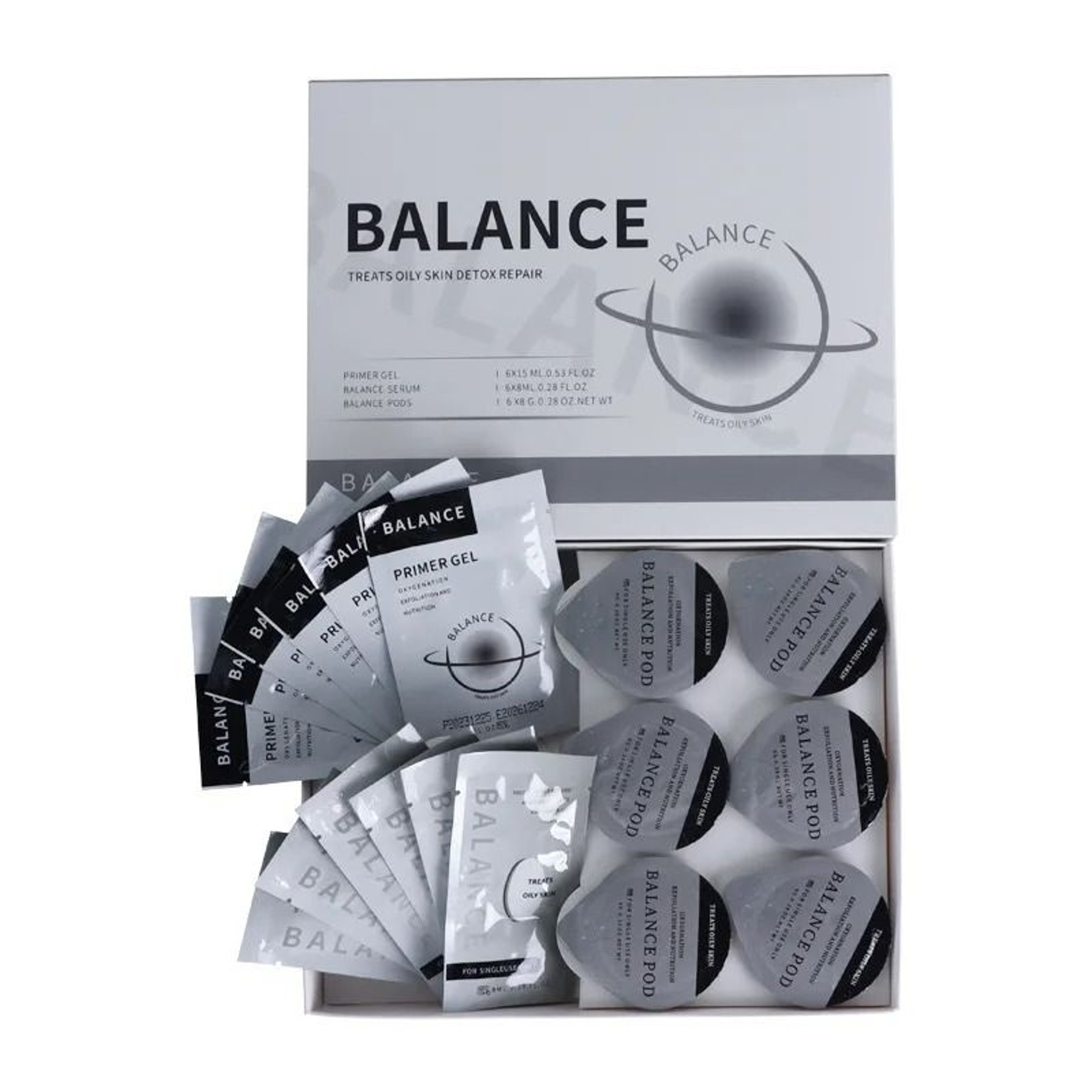 Replacement CO2 Glam Pod And Skincare Serum Gel Set For Bubble Facial Machines 7