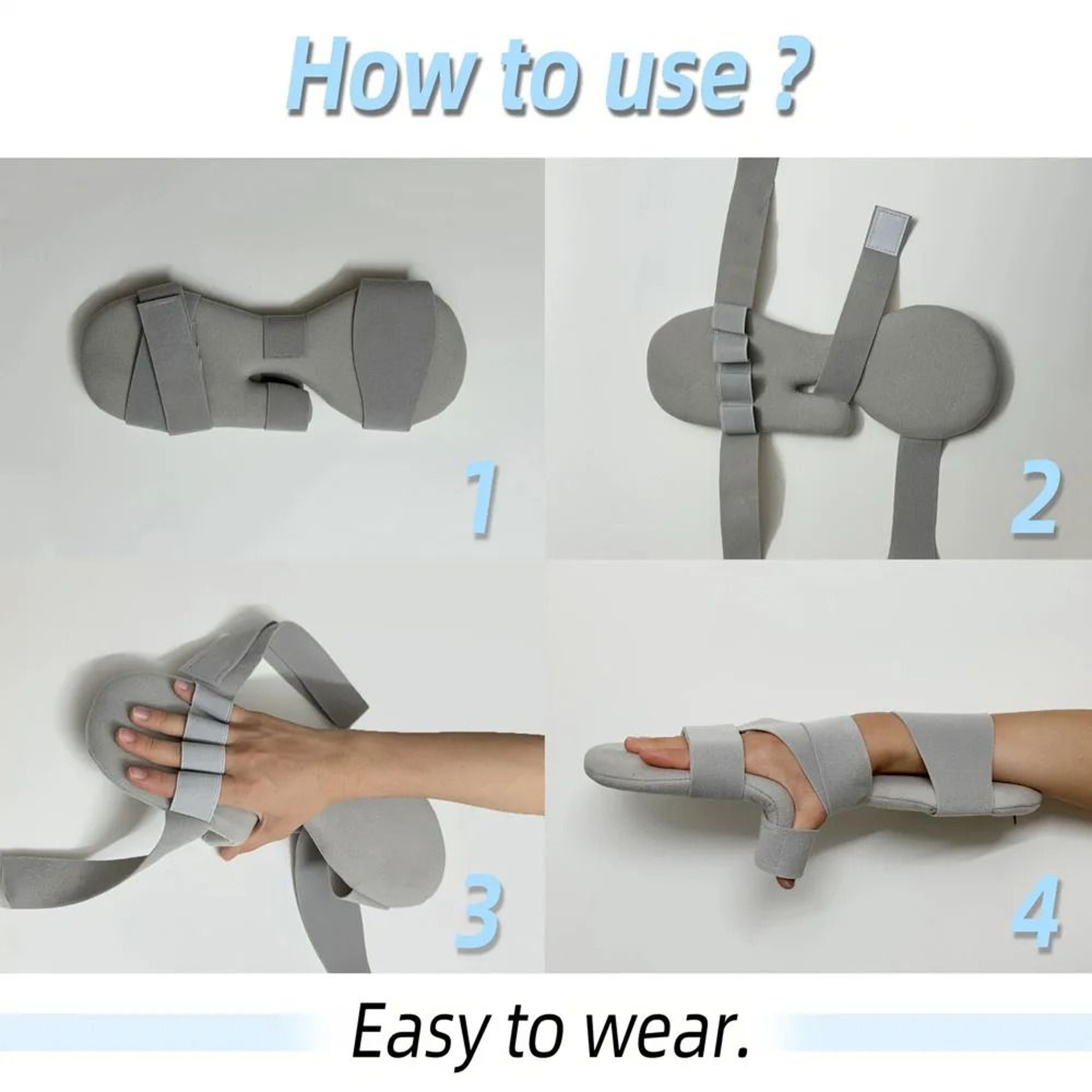 Orthotic Finger Separator Board And Hand Flexion Correction Device 5