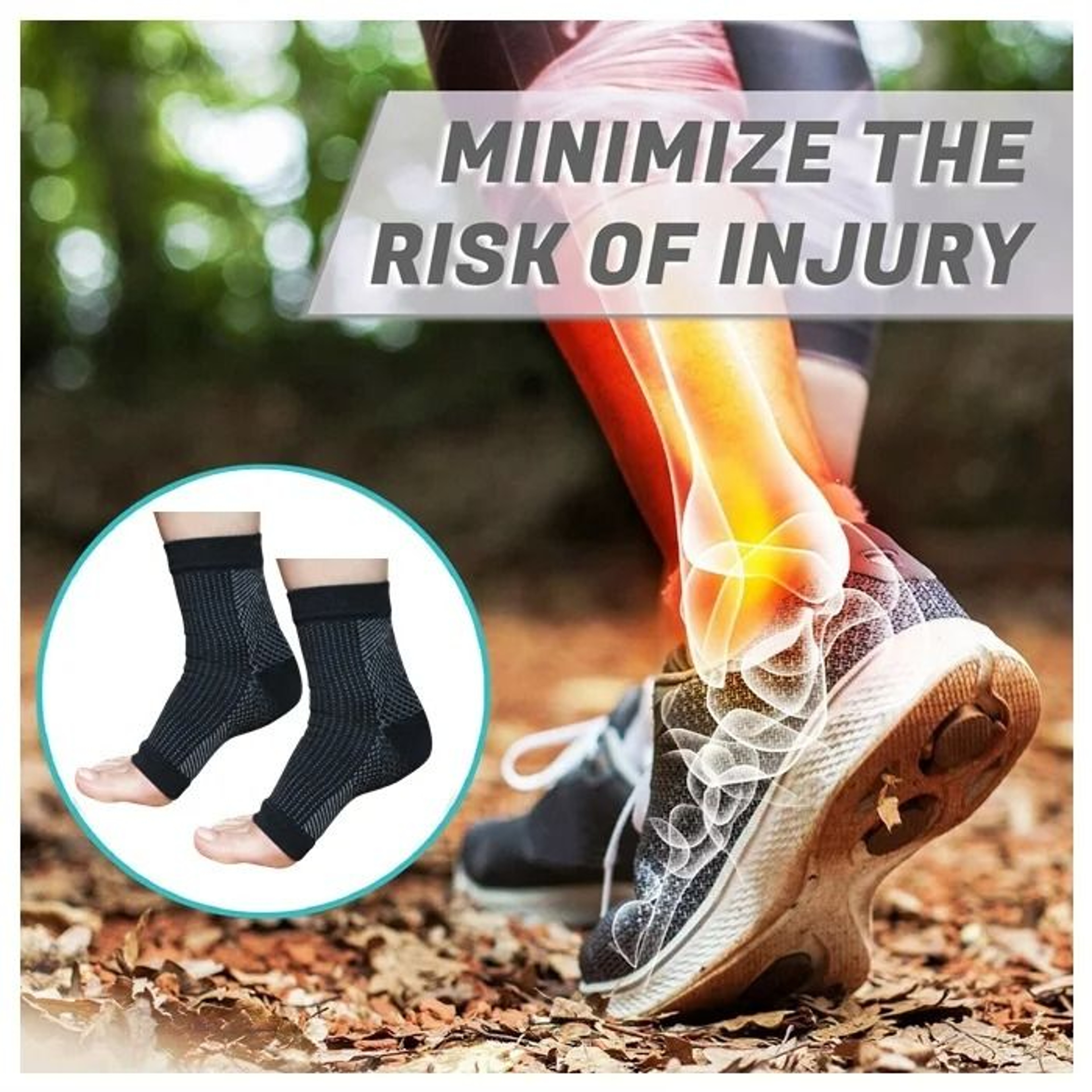 MedicalGrade Plantar Fasciitis Compression Foot Sleeves And Advanced Ankle Support 3