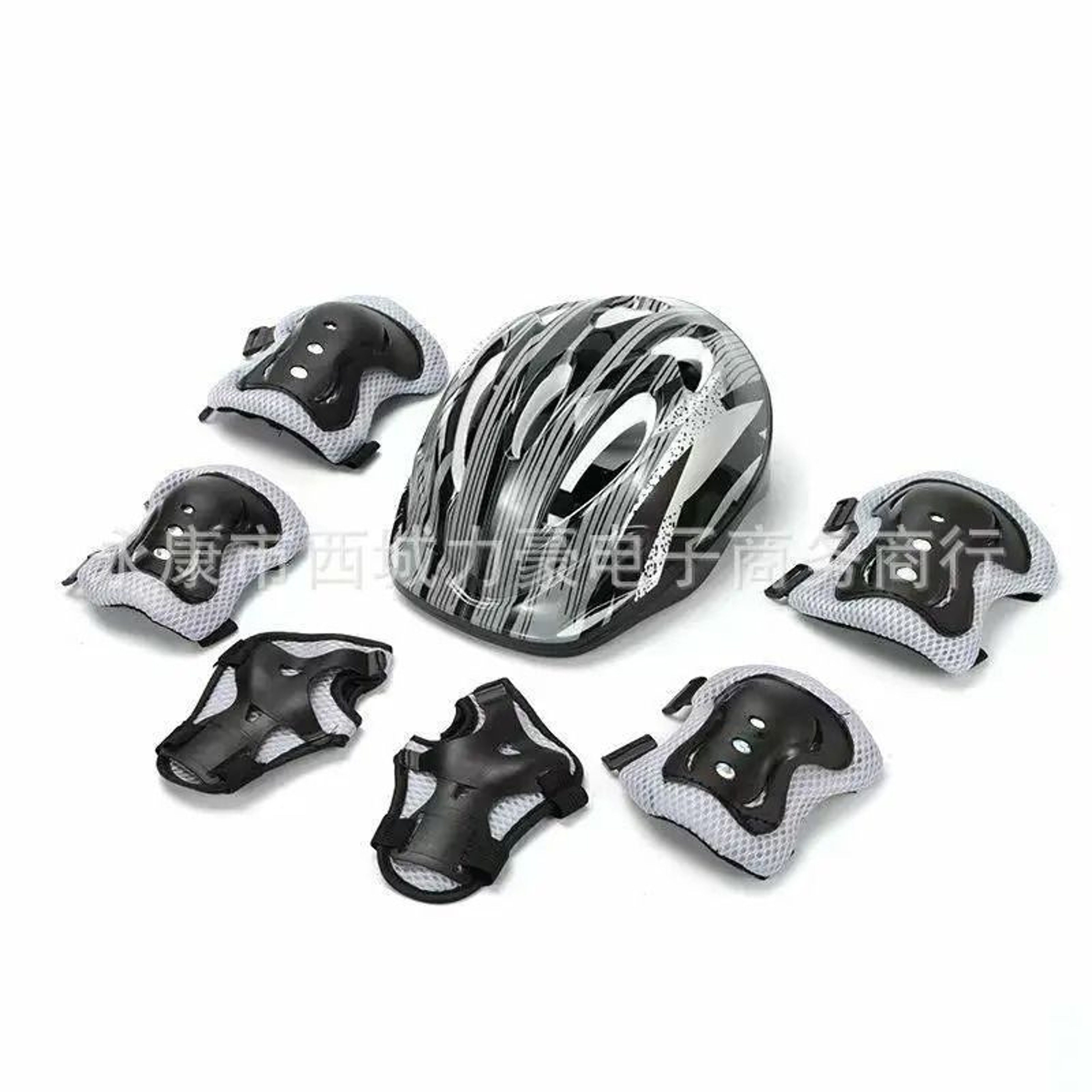 Premium Kids Bicycle Sport Protective Gear Set With Adjustable Safety Skating Helmet And Joint Pads 5