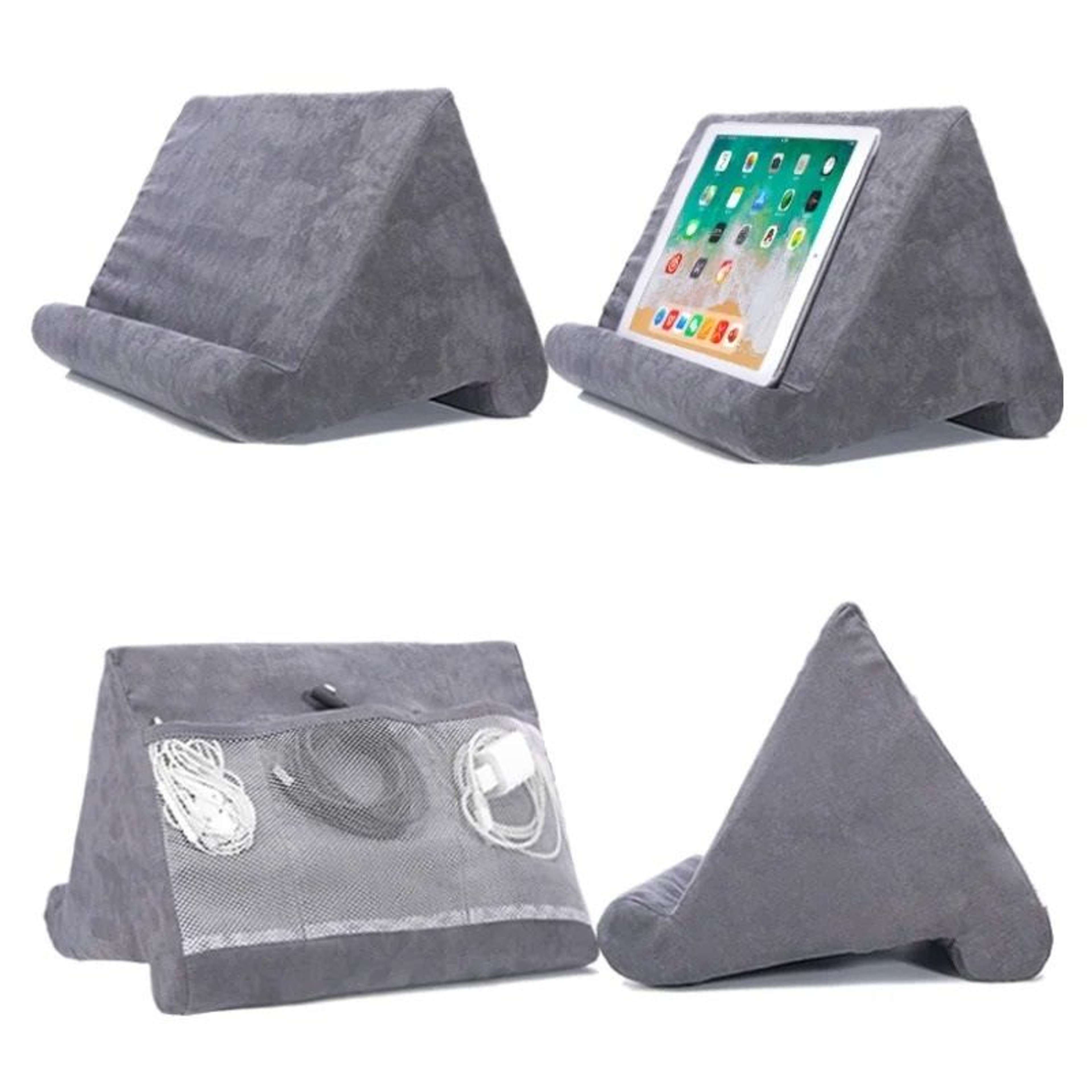 Sponge Pillow Tablet Holder And Multi Angle Reading Stand 4