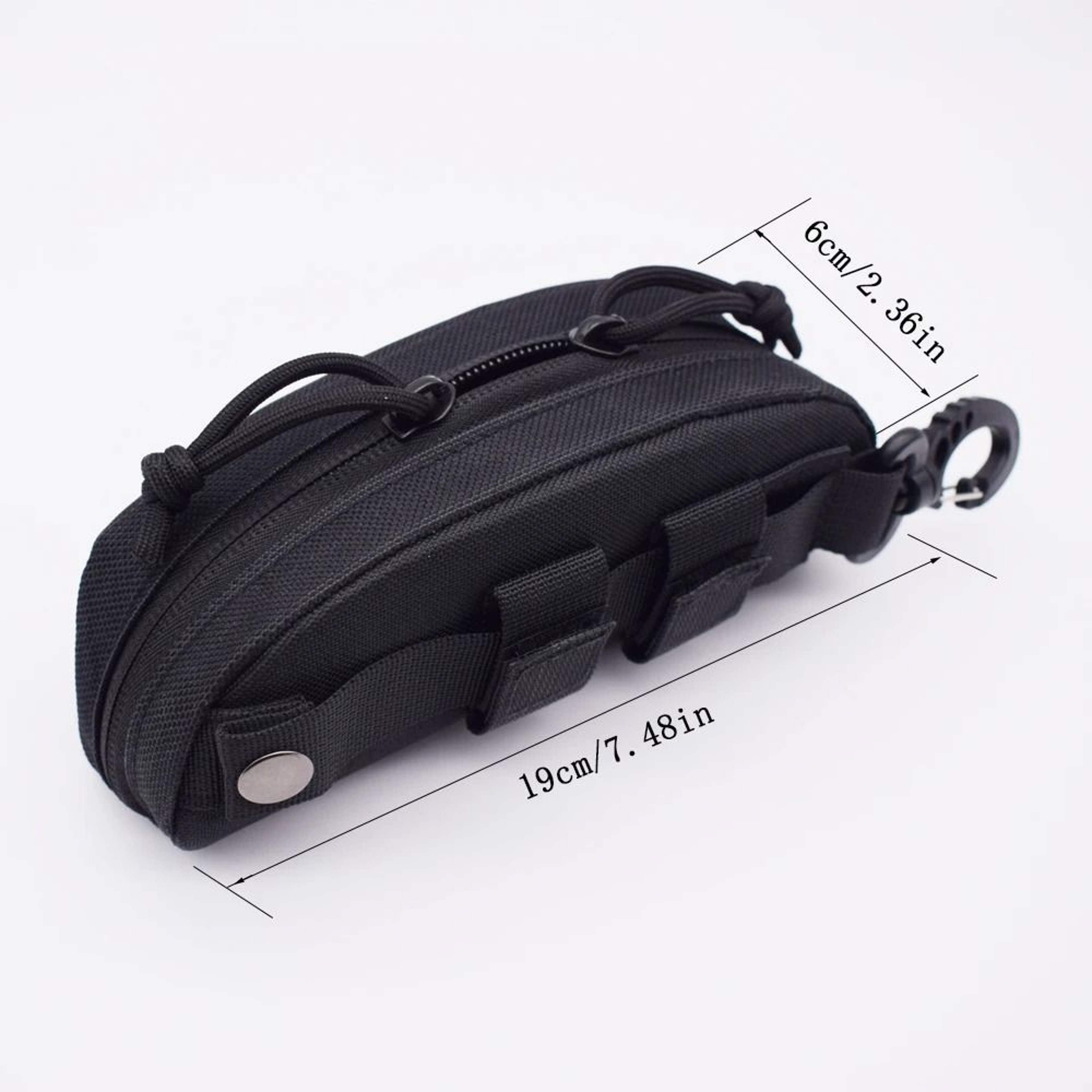Tactical MOLLE Glasses Pouch And Hard Shell Sunglasses EDC Case 3