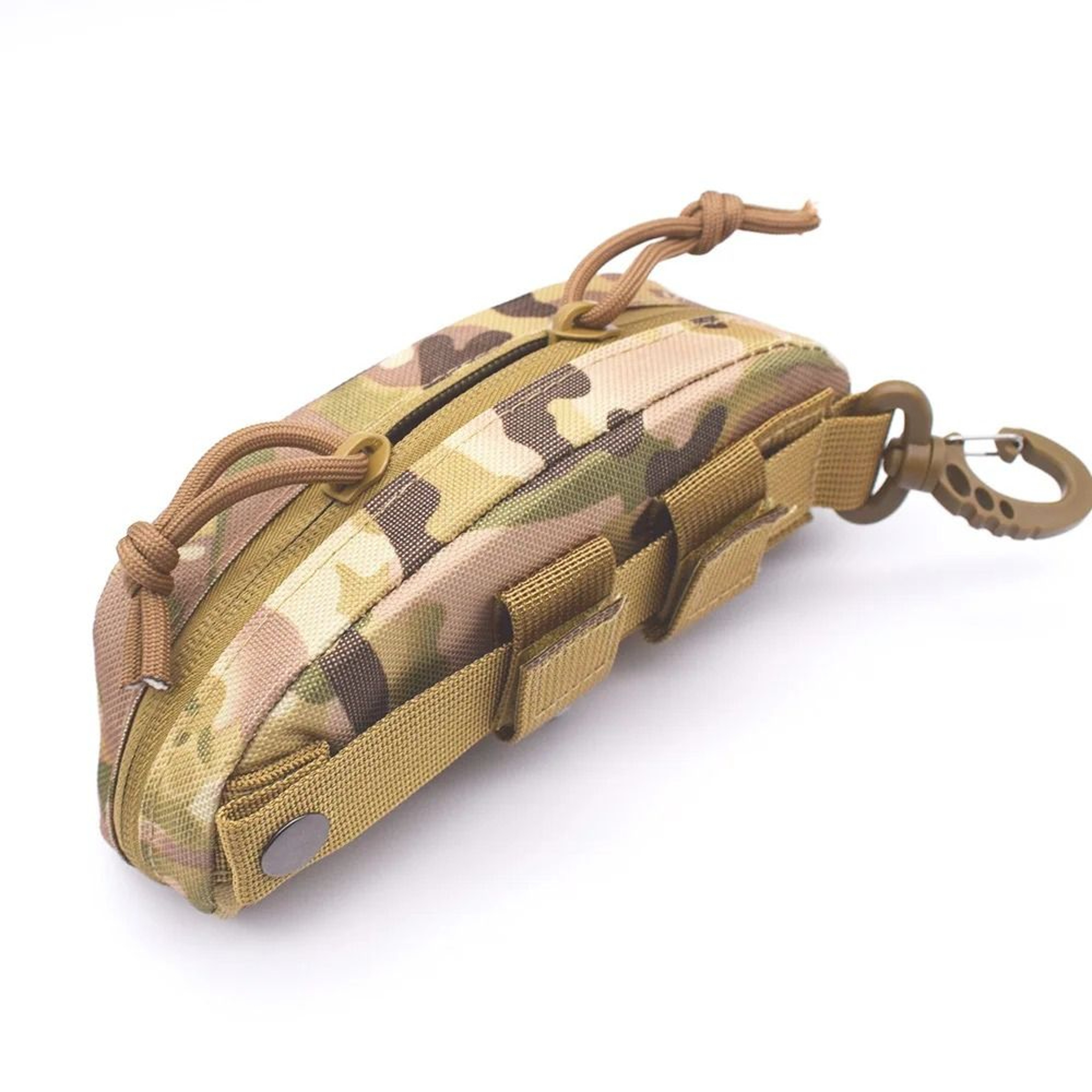 Tactical MOLLE Glasses Pouch And Hard Shell Sunglasses EDC Case 7