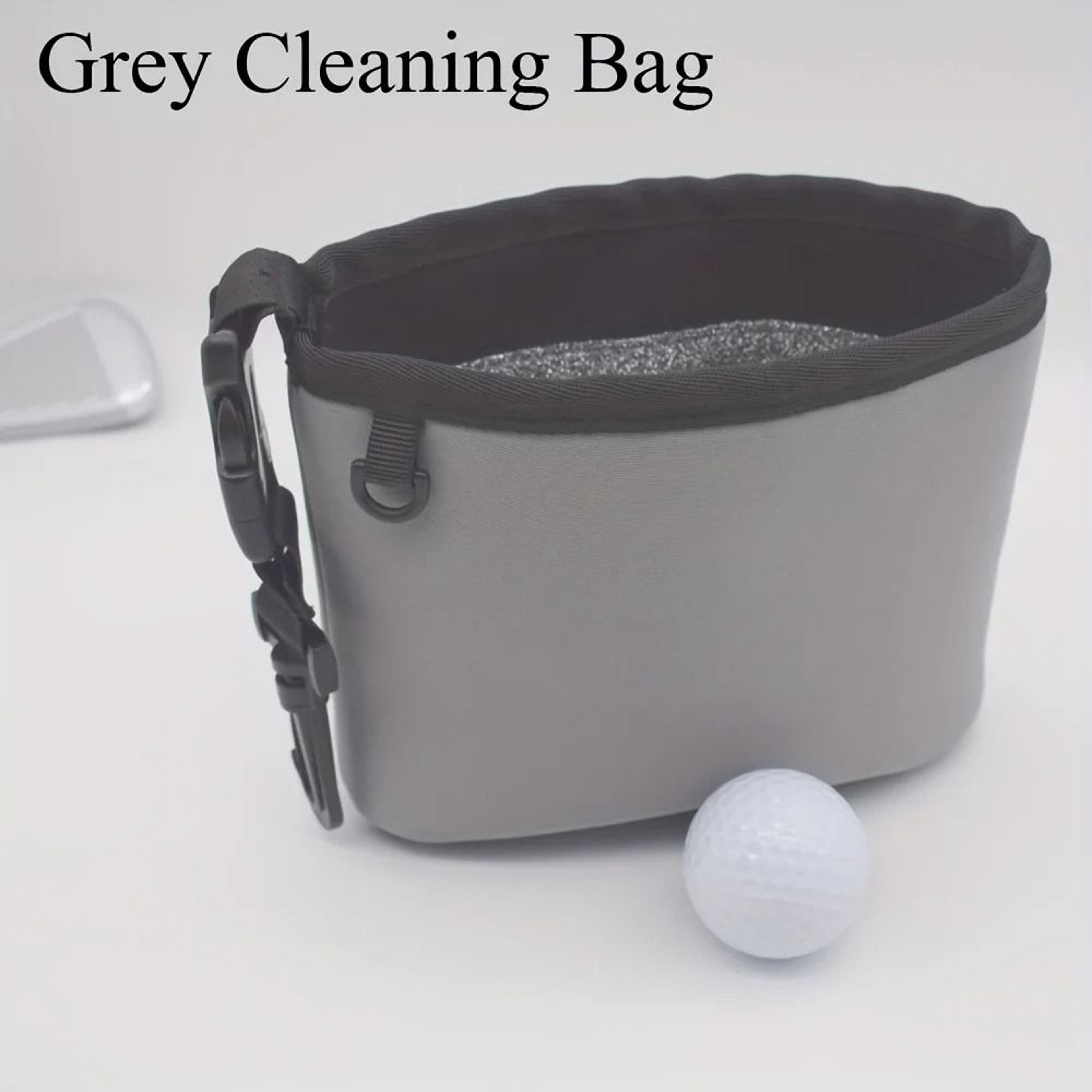 Golf Club Cleaning Bag And Golf Ball Organizer Pocket 8