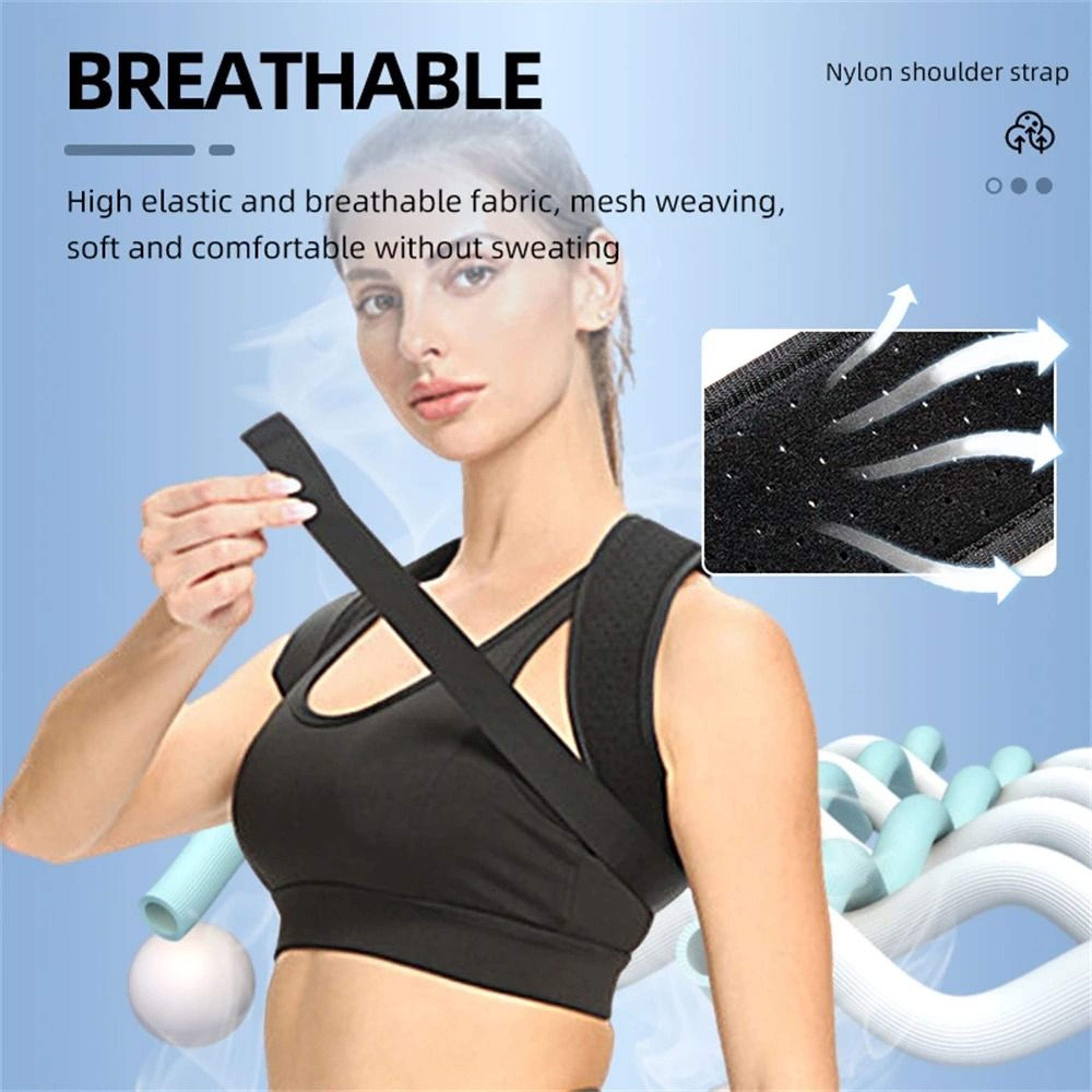 Adjustable Back Posture Corrector And Spine Reshaping Belt 4