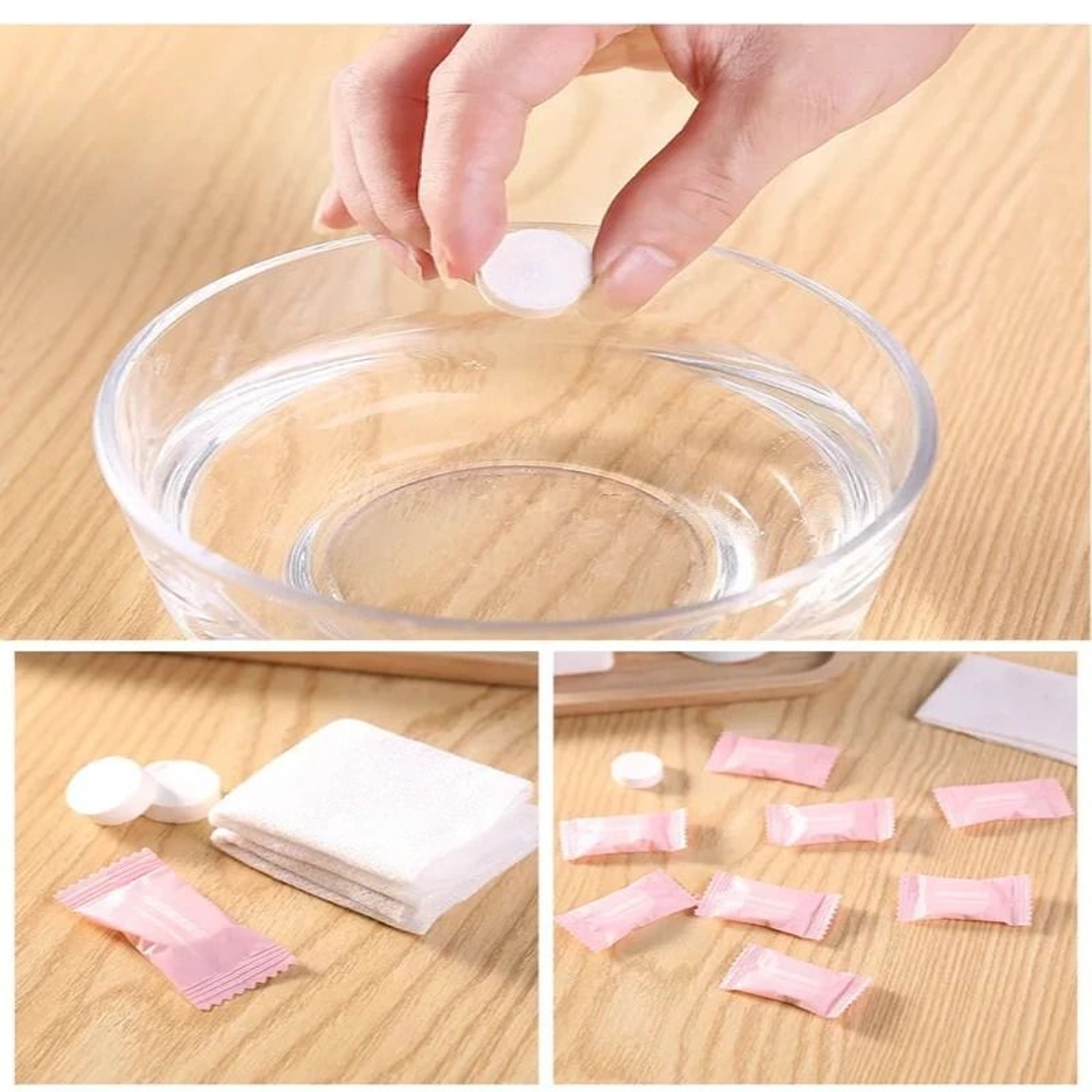 Disposable Portable Compressed Cotton Towels  Coin Tissues 4