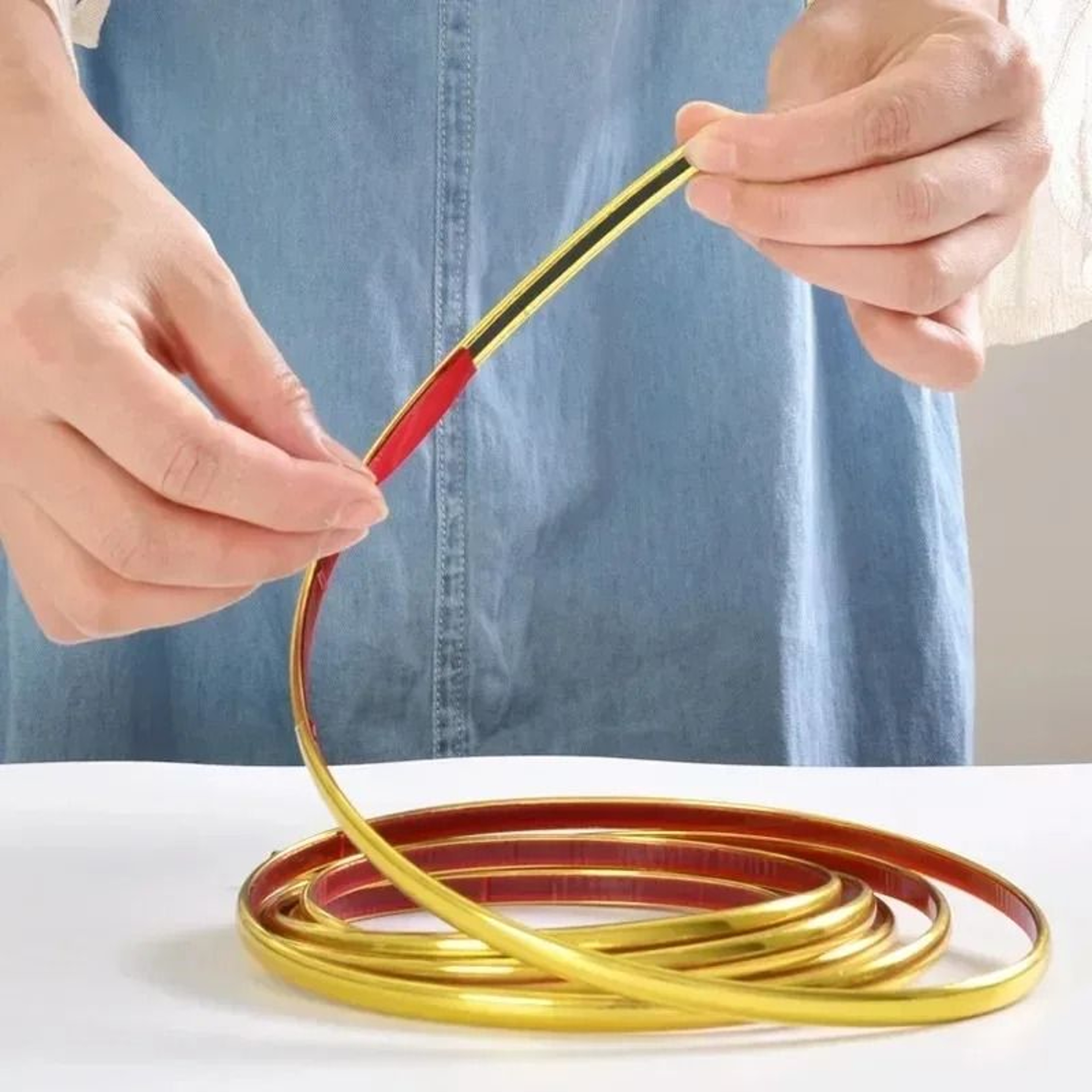 5m 164 Ft Self Adhesive PVC Molding Trim Strip  Flexible Wall Border  Mirror Frame Decor Line 3