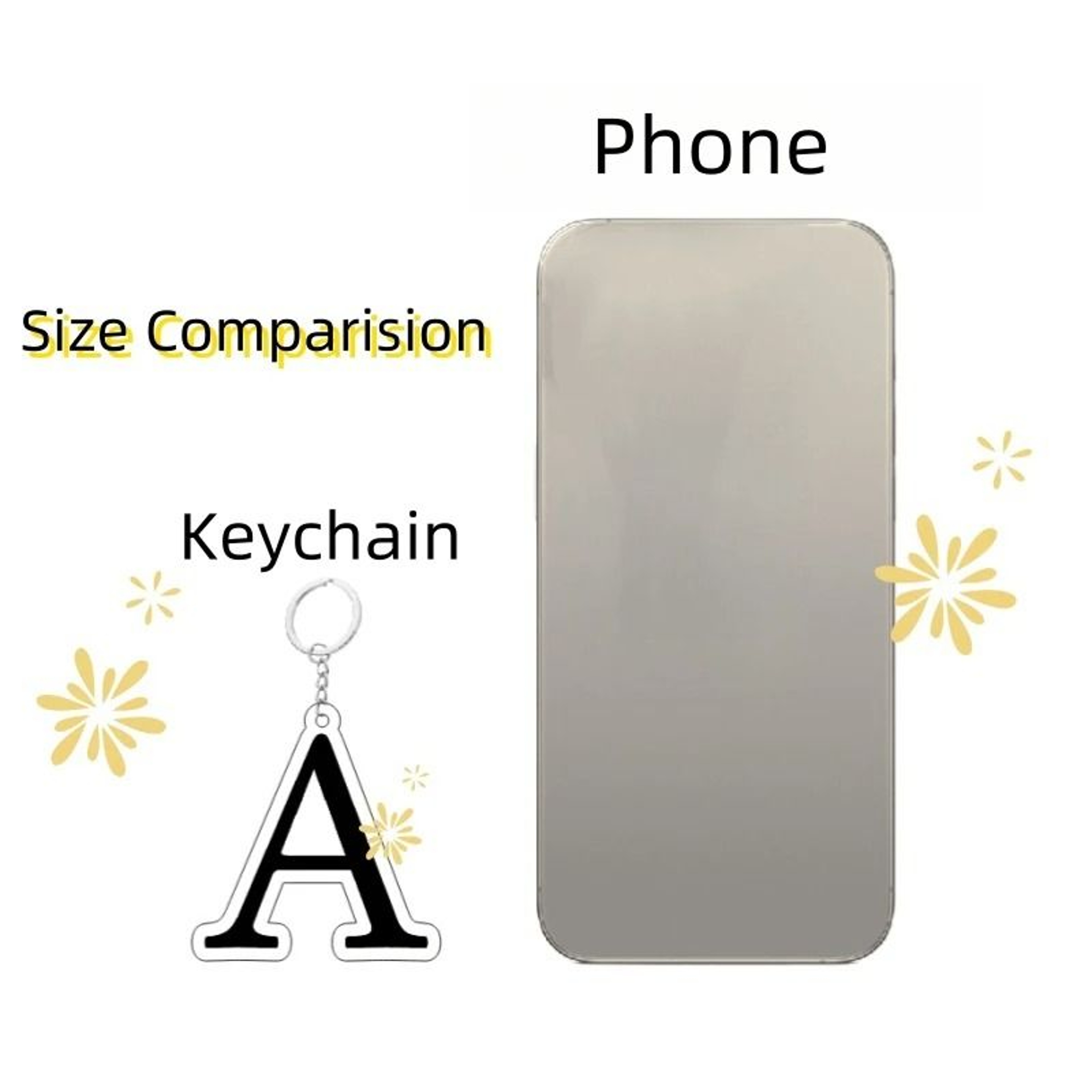 Custom 197 Inch Acrylic Keychain High Definition Transparent Anime Character Pendant Couple Accesso 5