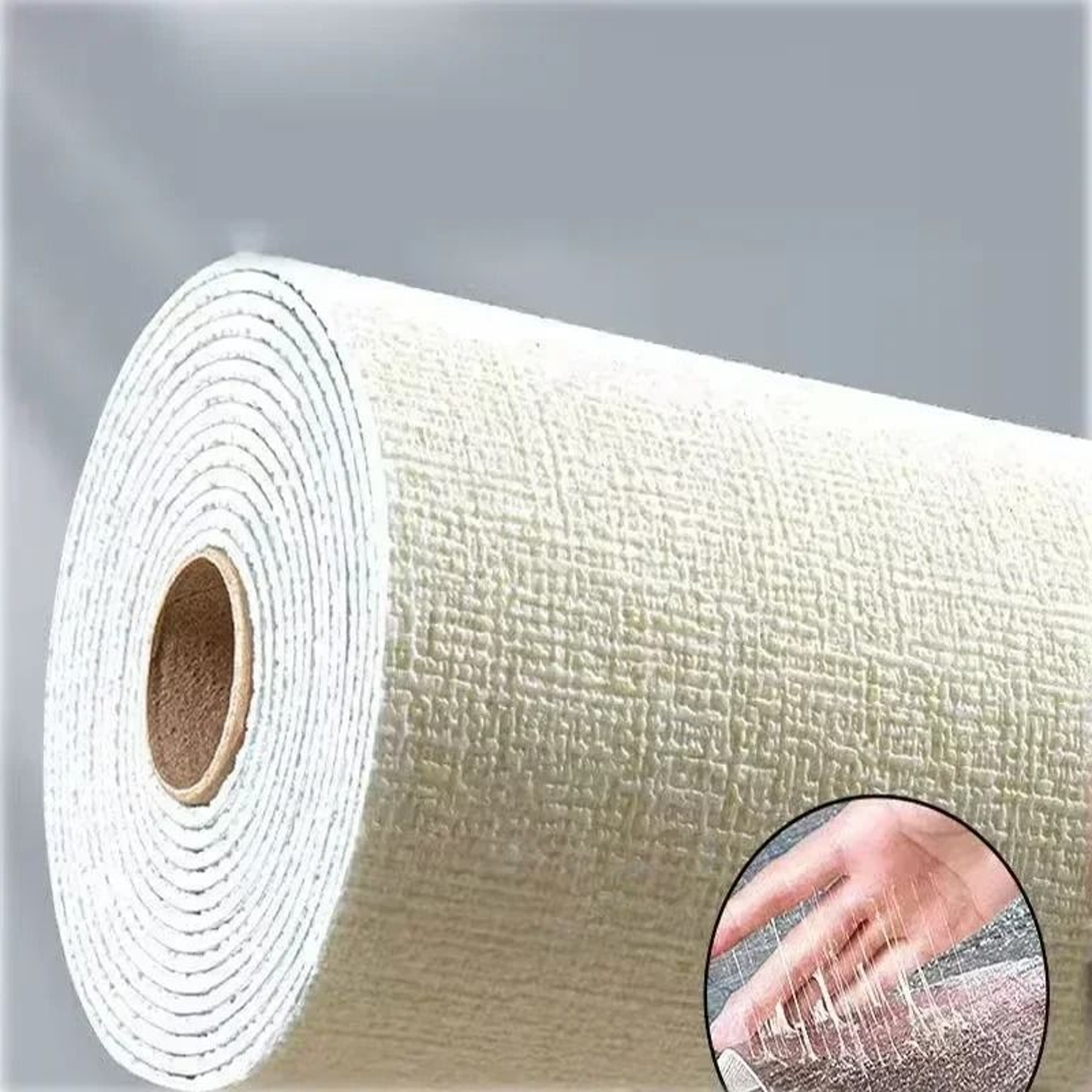 PVC Solid Color Thickened Wallpaper Linen 3D Foam Self Adhesive Waterproof Wall Sticker Roll For Ho 11