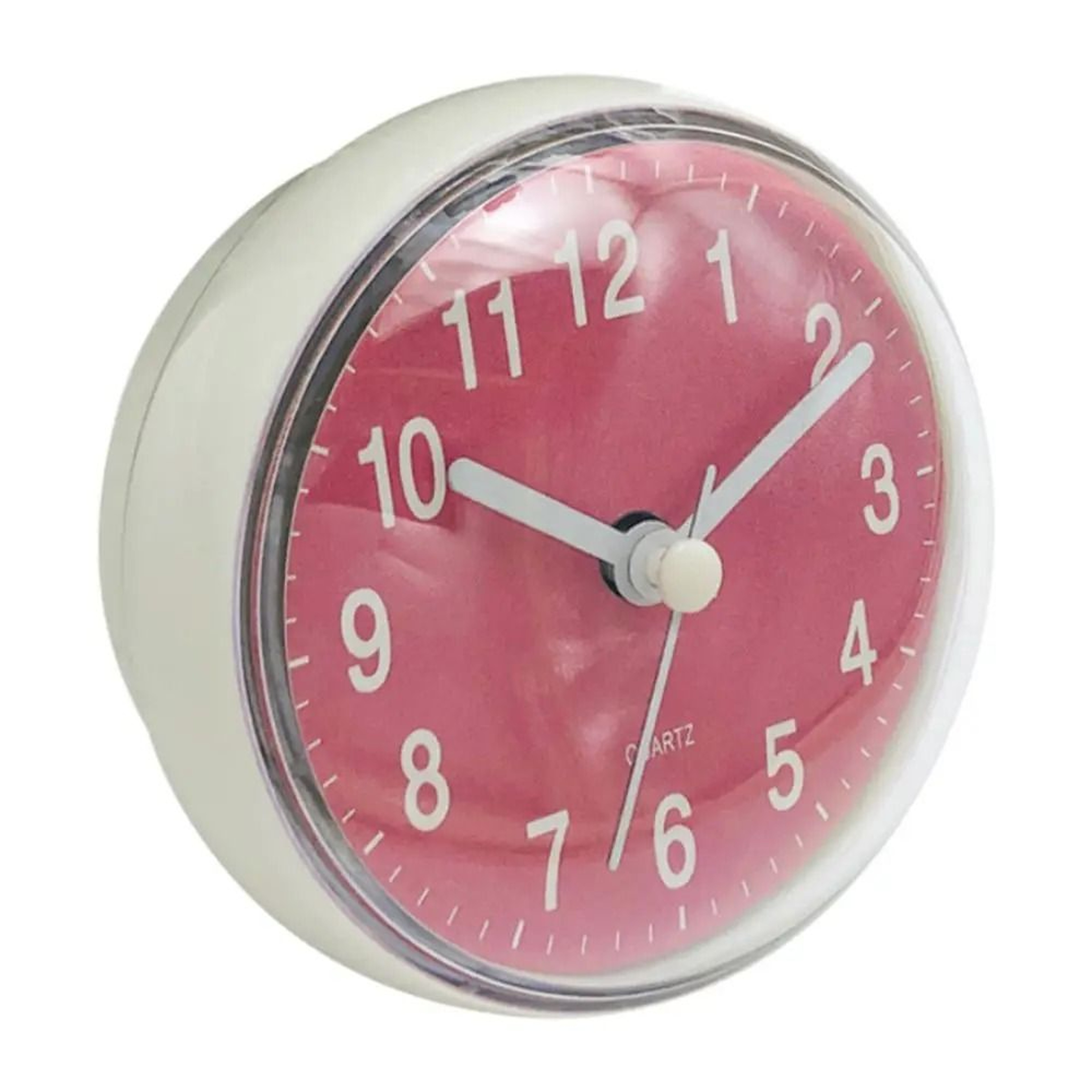 Mini Sucker Wall Clock Bathroom Anti Fog Waterproof 28 Inch Kitchen Toilet Small Quartz Table Clock 9