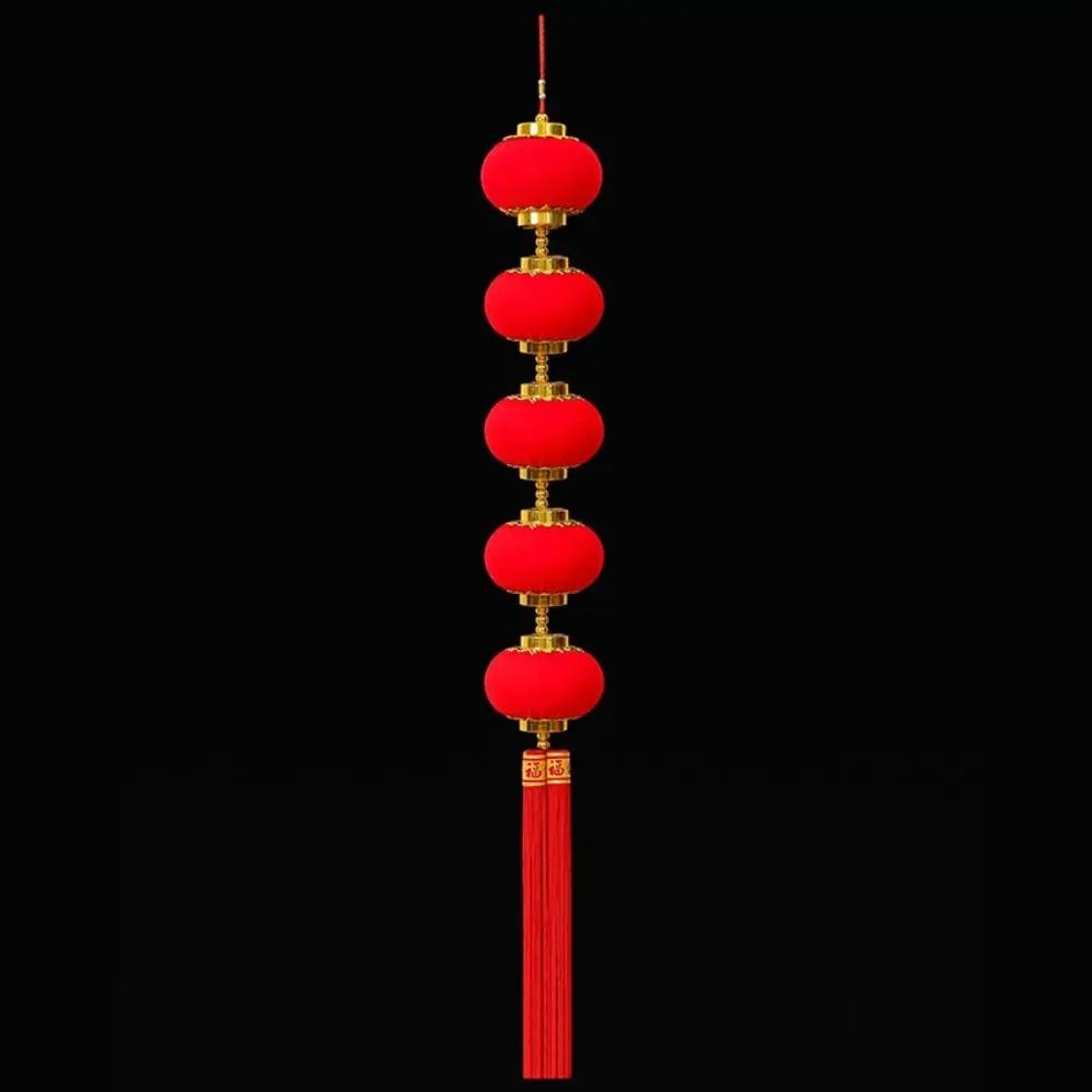 Chinese New Year Hanging Lantern String Wedding Decoration Traditional Red Lantern Window Door Pend 6