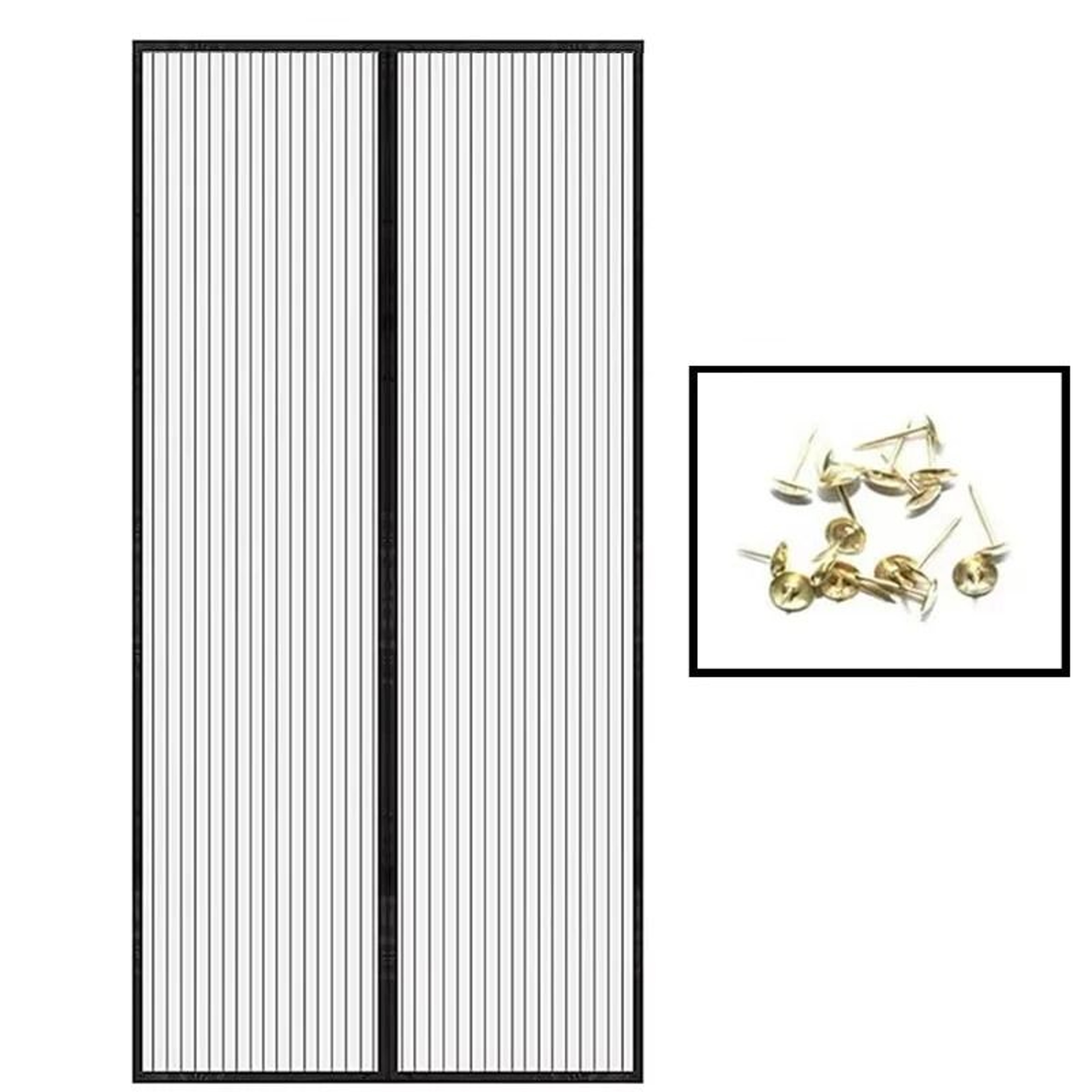Magnetic Anti Mosquito Door Screen Net Automatic Closing Insect Barrier No Punching Mesh Curtain 7