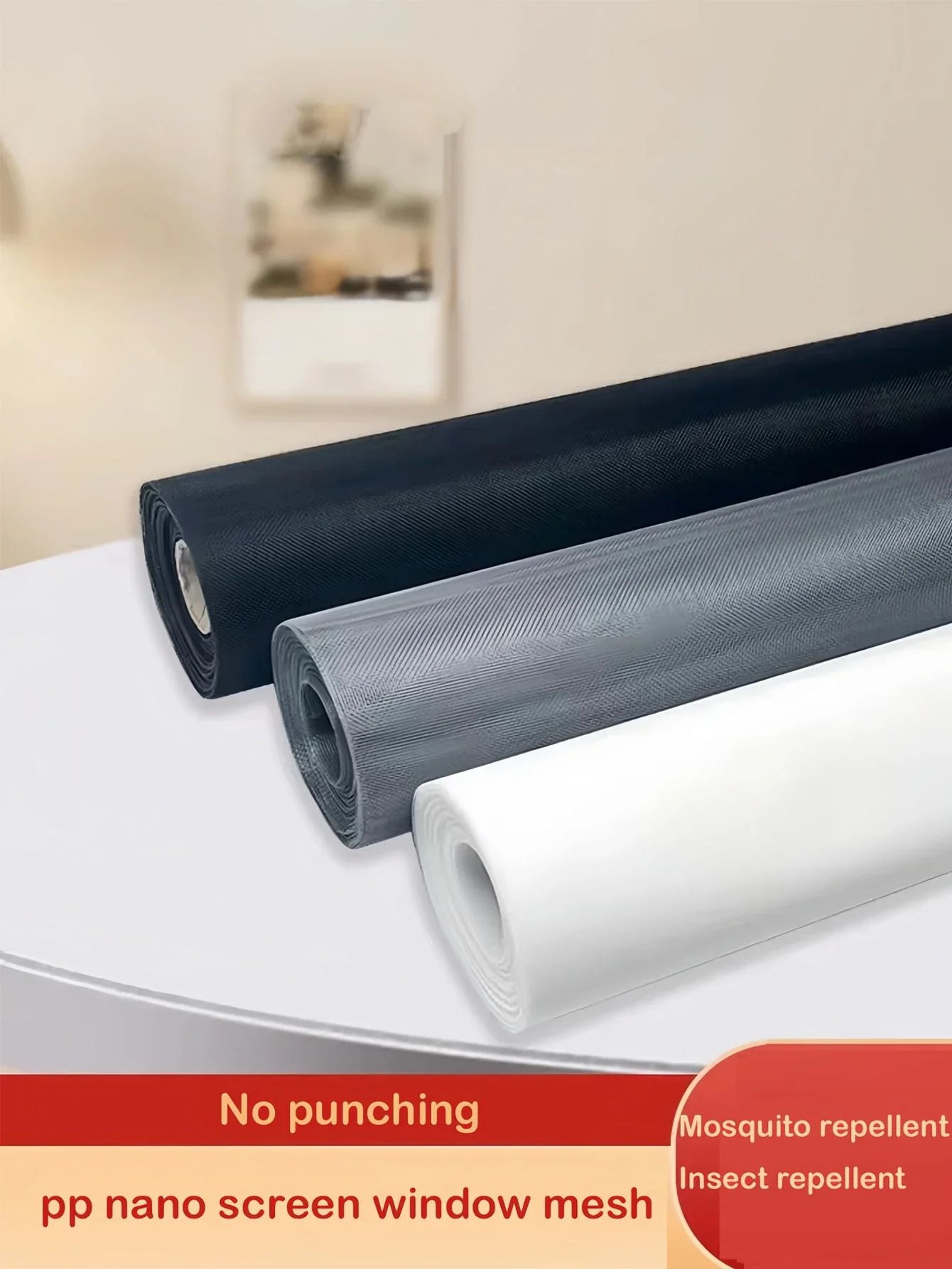 Polypropylene Nano Mesh Screening Roll Customizable Anti Bug Netting Sheet For Windows And Doors 0