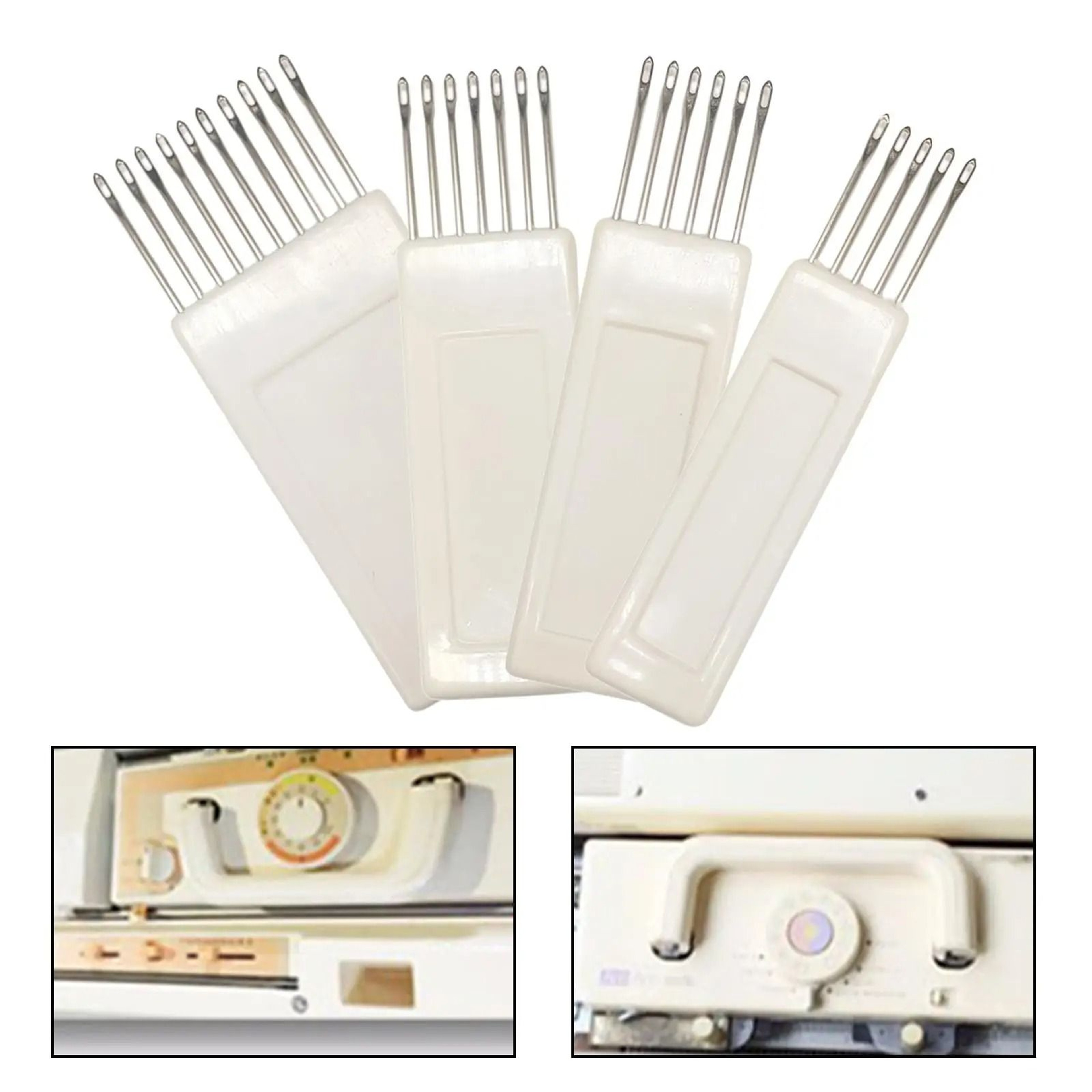 4 Pieces Knitting Machine Transfer Comb 5 6 7 10 Needles Set Sewing Accessories 3
